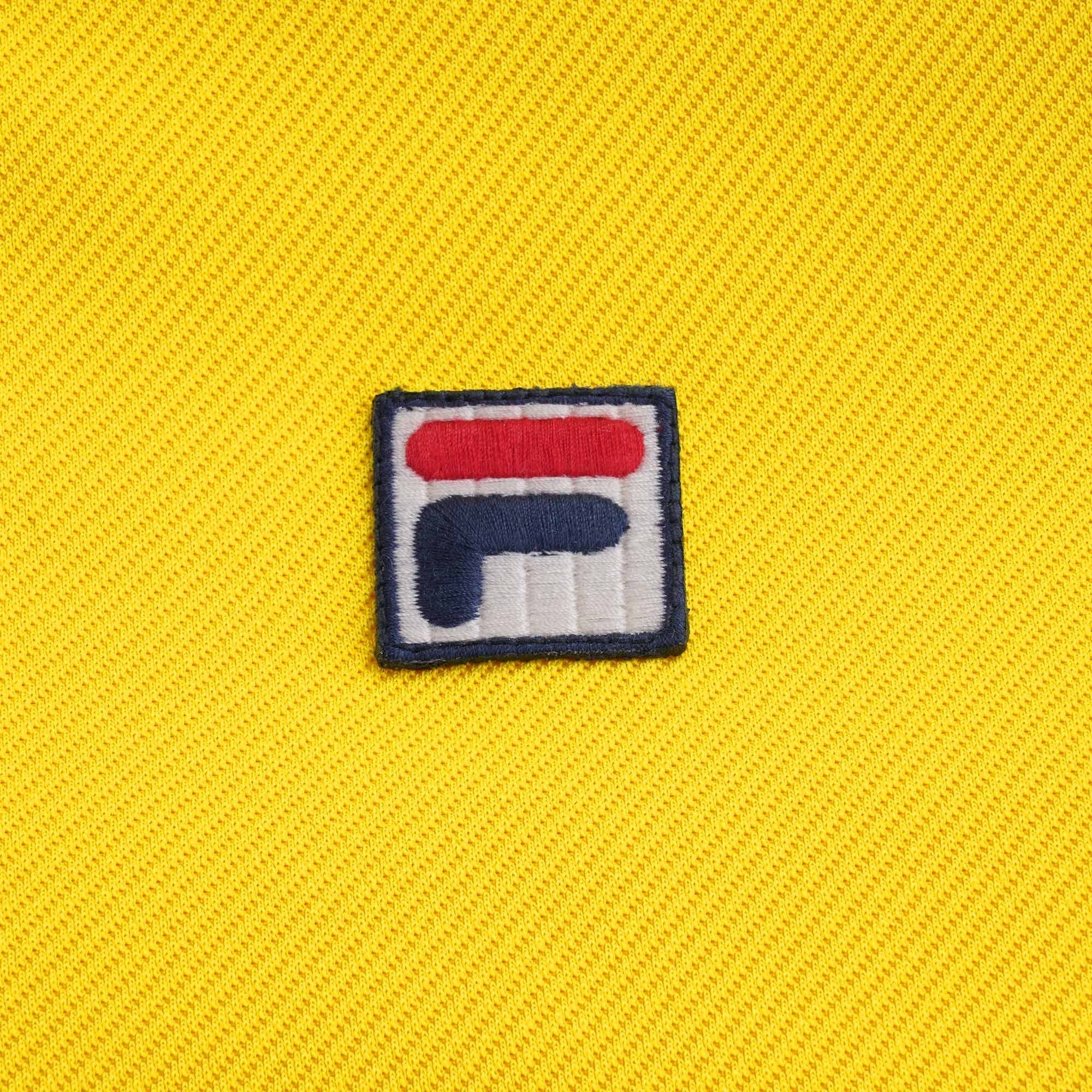 Baranci Piped Classic Track Top - Yellow/Blue
