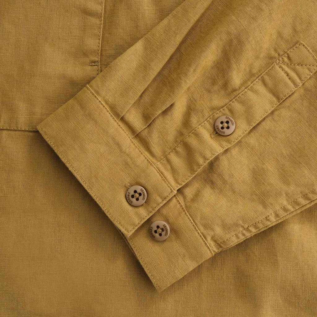 Linen Pullover Parka - Biscuit