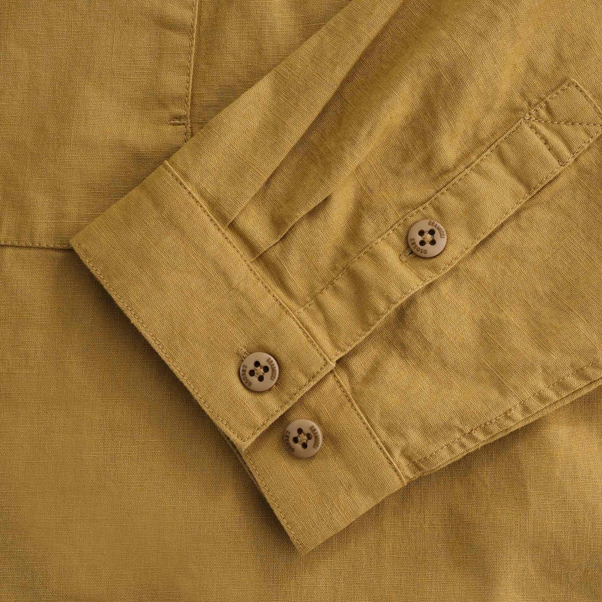 Linen Pullover Parka - Biscuit