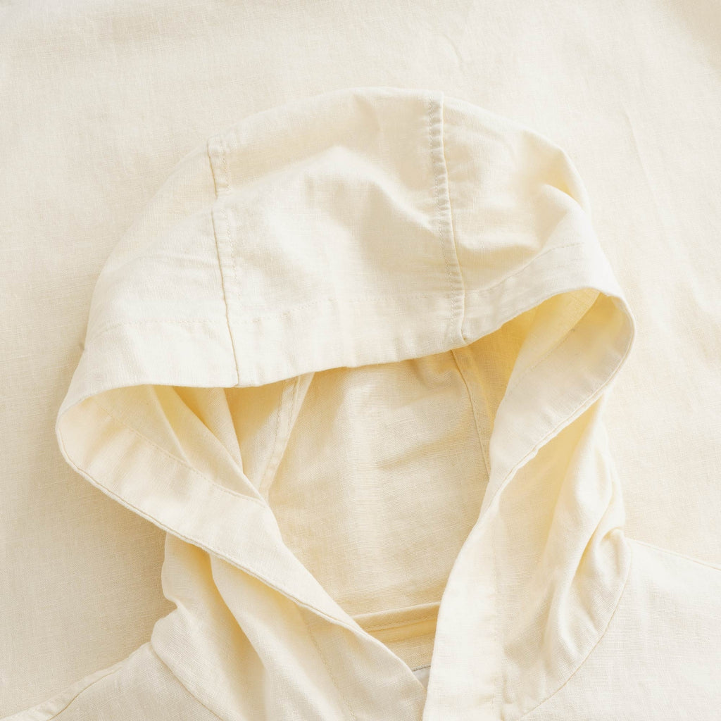 Linen Pullover Parka - Ivory