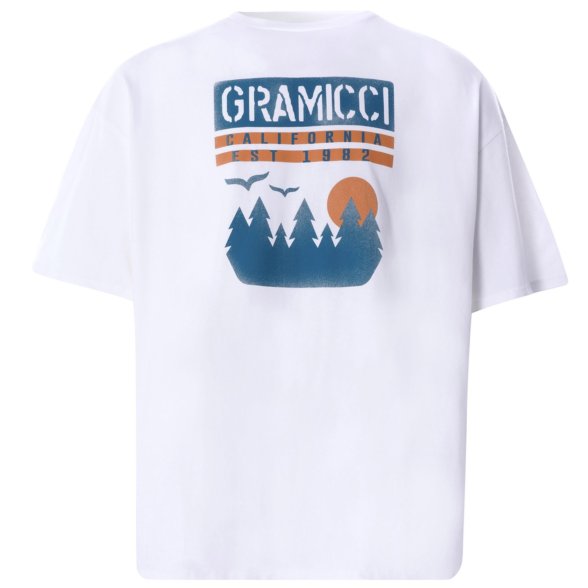 Sunset Slit T-Shirt - White