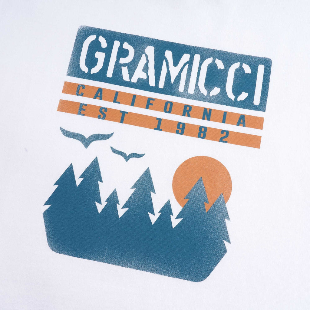 Sunset Slit T-Shirt - White