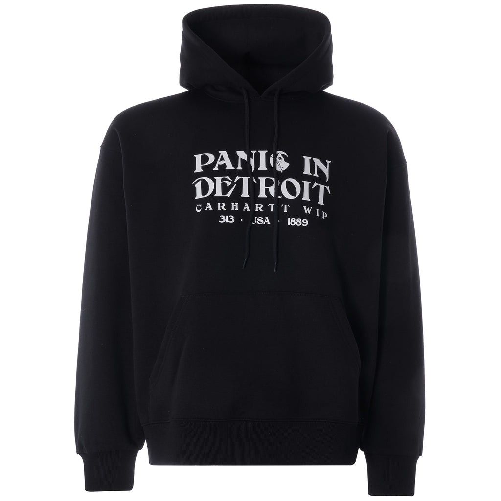 Hooded Panic Sweatshirt - Black