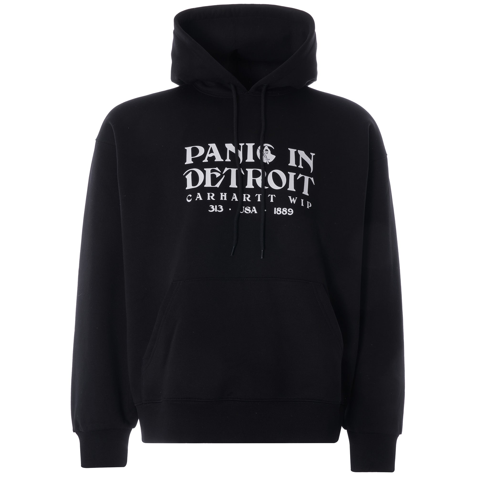 Hooded Panic Sweatshirt - Black
