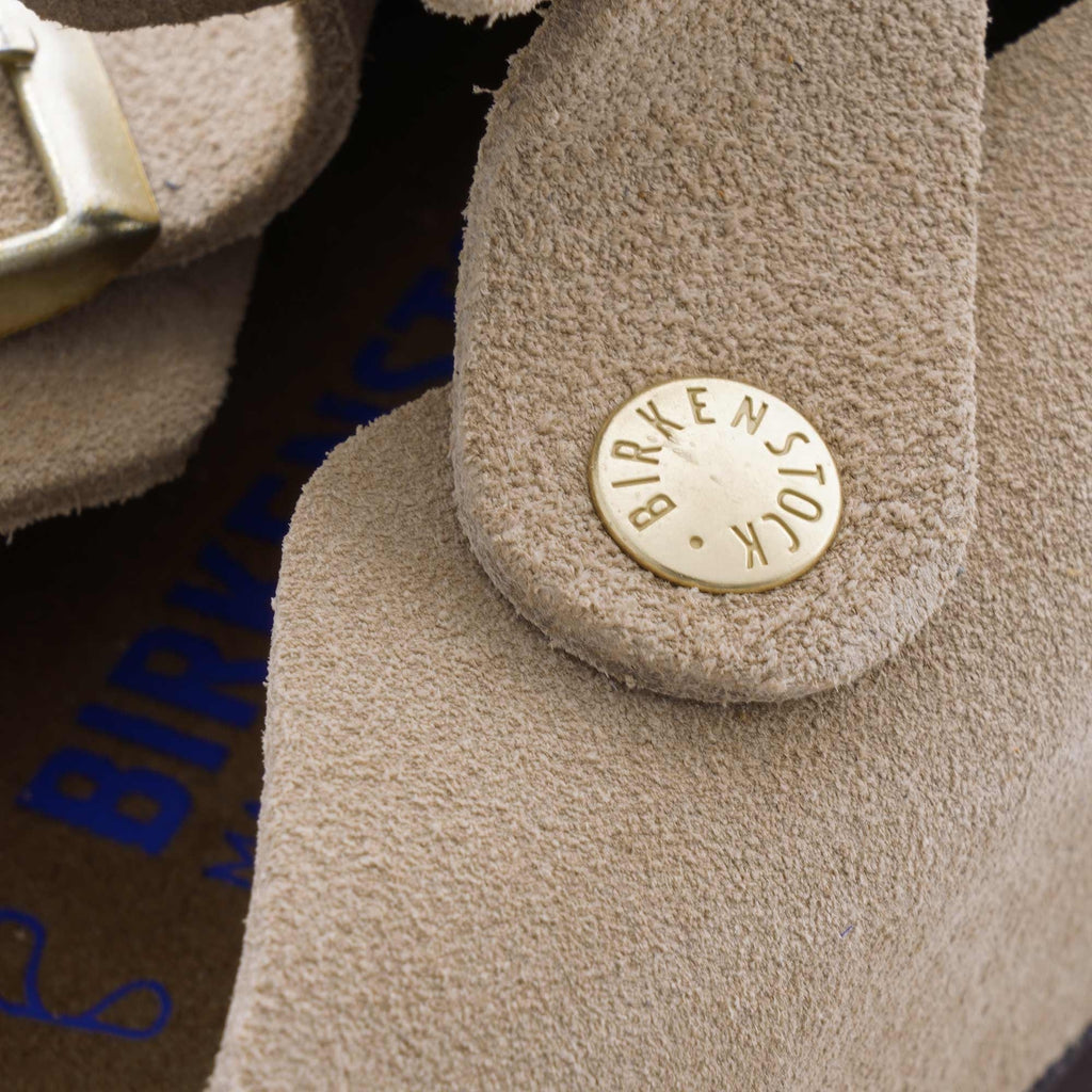 Boston Soft Footbed Suede Leather - Nude