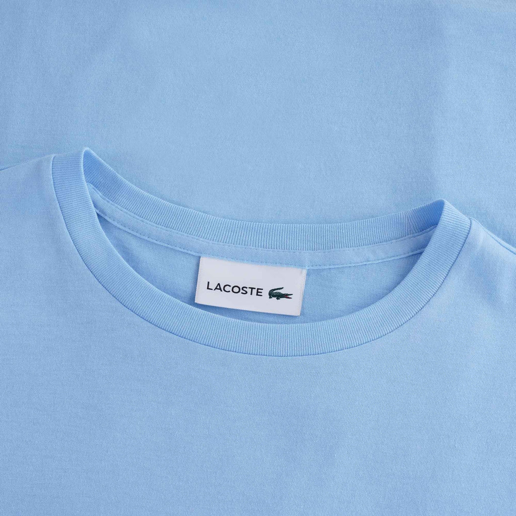 Crew Neck Pima Cotton Jersey T-shirt - Blue