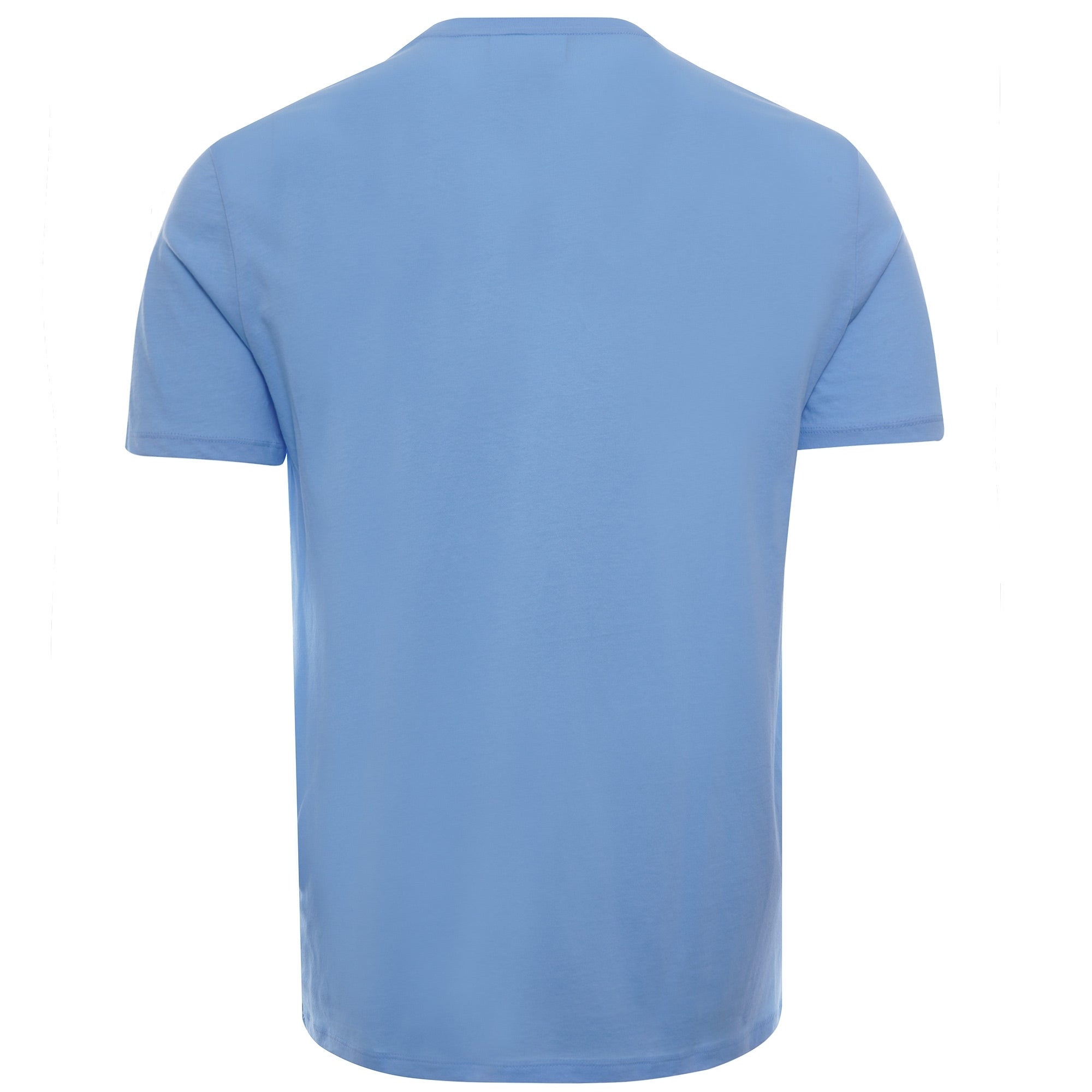 Crew Neck Pima Cotton Jersey T-shirt - Blue