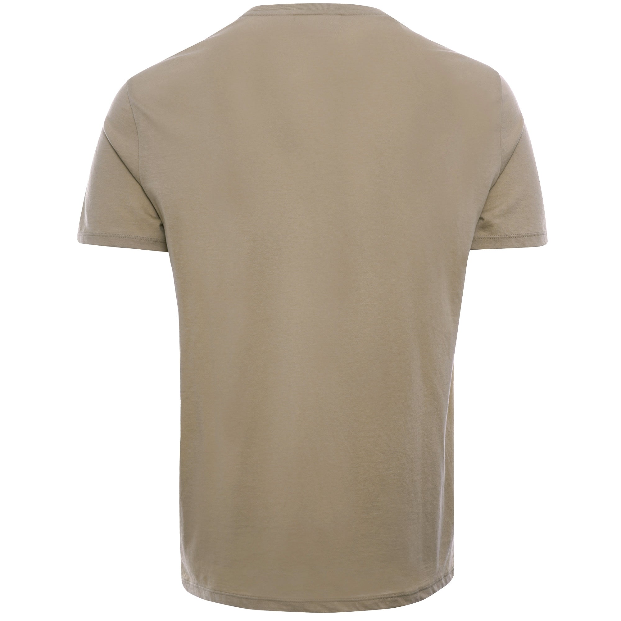 Crew Neck Pima Cotton Jersey T-shirt - Beige