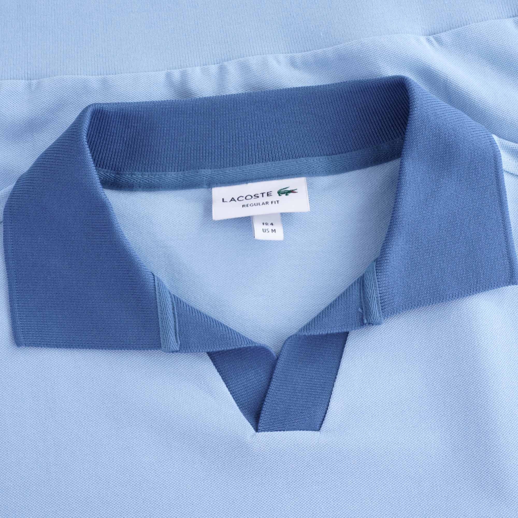 Regular Fit Fresh Cotton Piqu Polo Shirt - Blue
