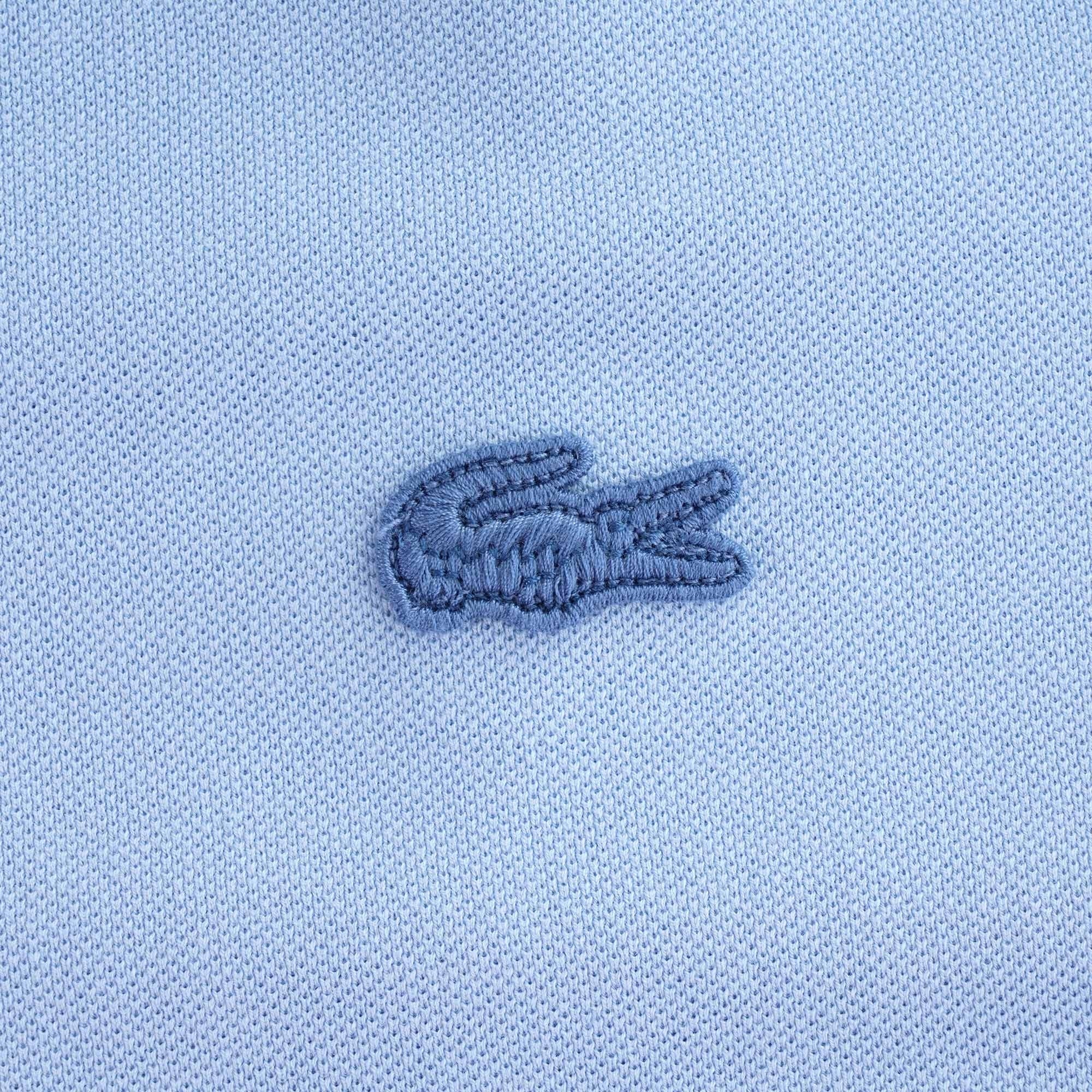Regular Fit Fresh Cotton Piqu Polo Shirt - Blue