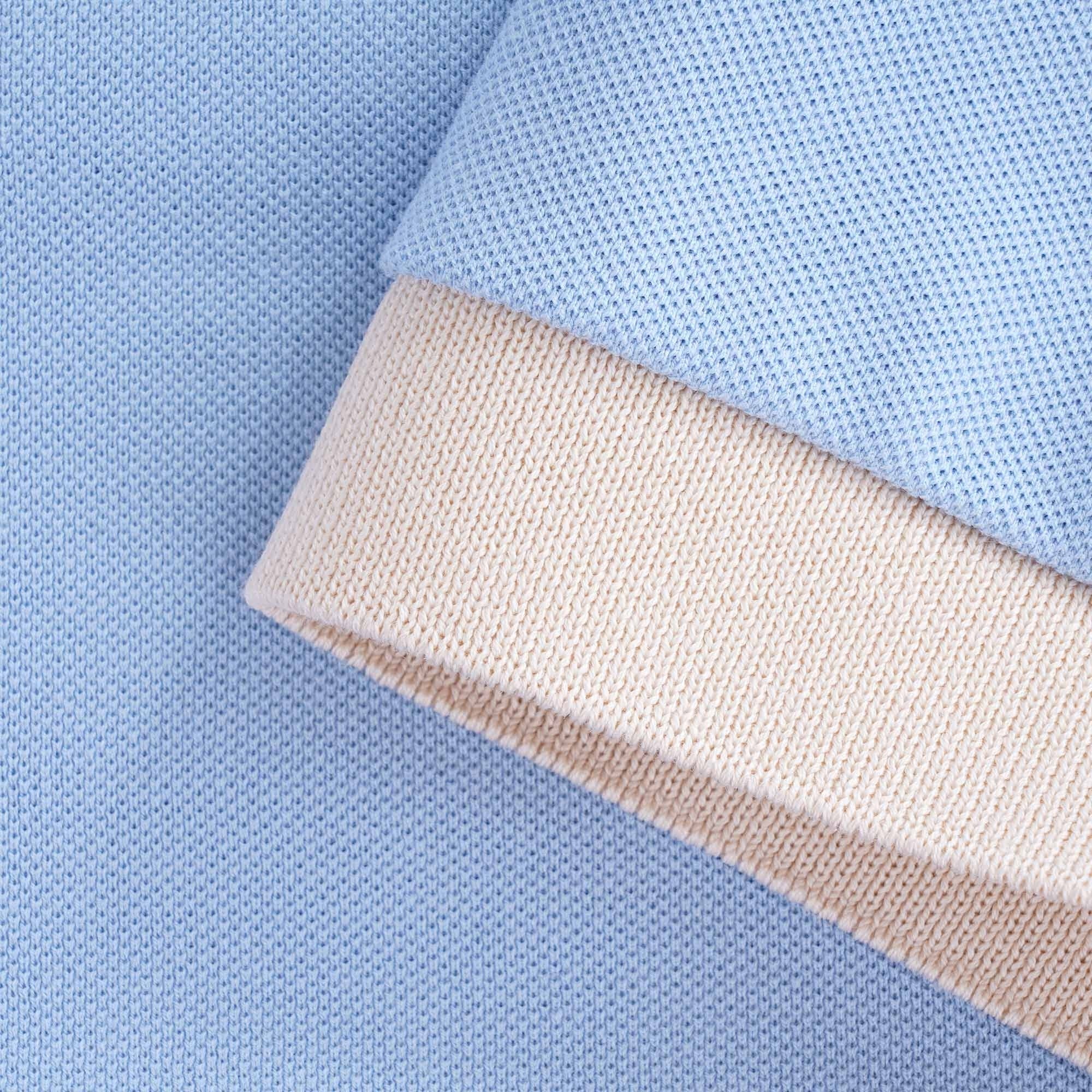 Regular Fit Fresh Cotton Piqu Polo Shirt - Blue