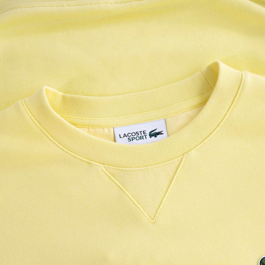 SPORT Cotton Blend Fleece Sweatshirt - Jaune