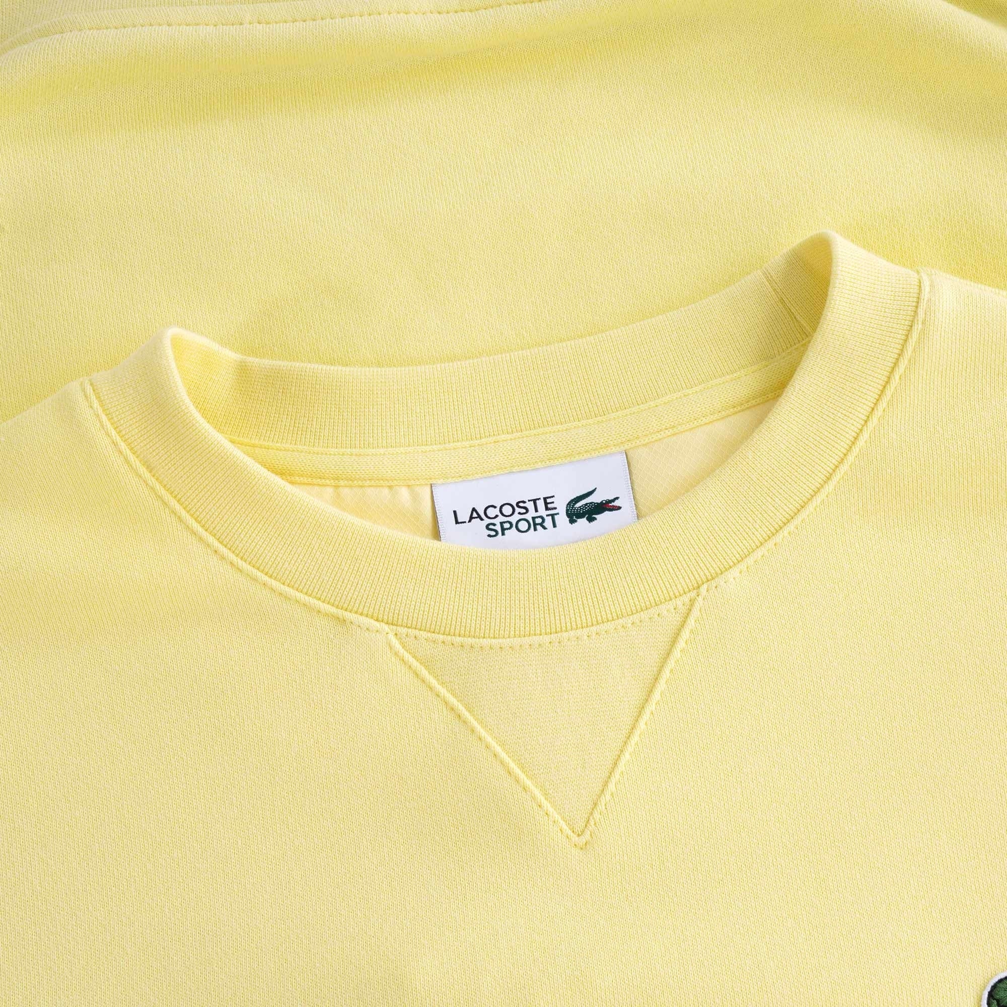 SPORT Cotton Blend Fleece Sweatshirt - Jaune