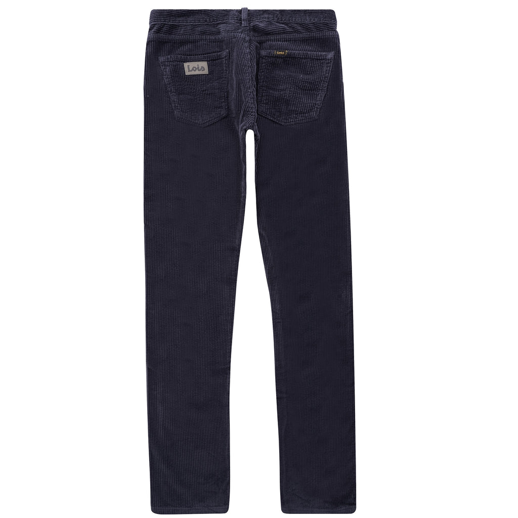 Lois Jeans Dallas Jumbo Cord Trousers - Mood Indigo