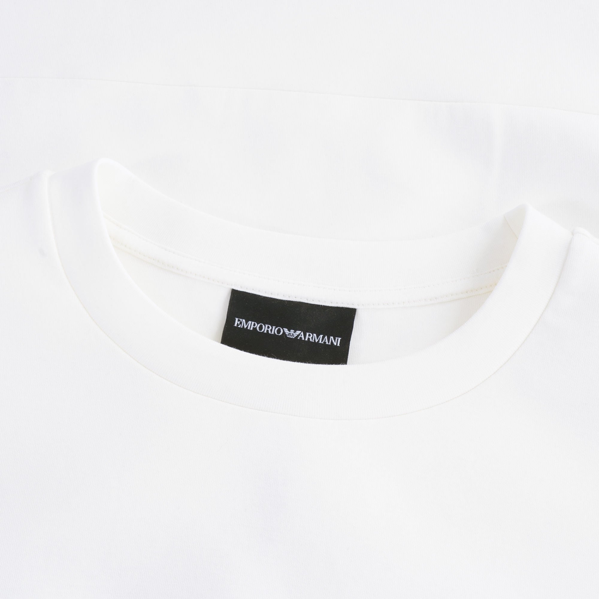 Double Jersey Sweatshirt Oversized Raised R-EAcreate Logo - Bianco