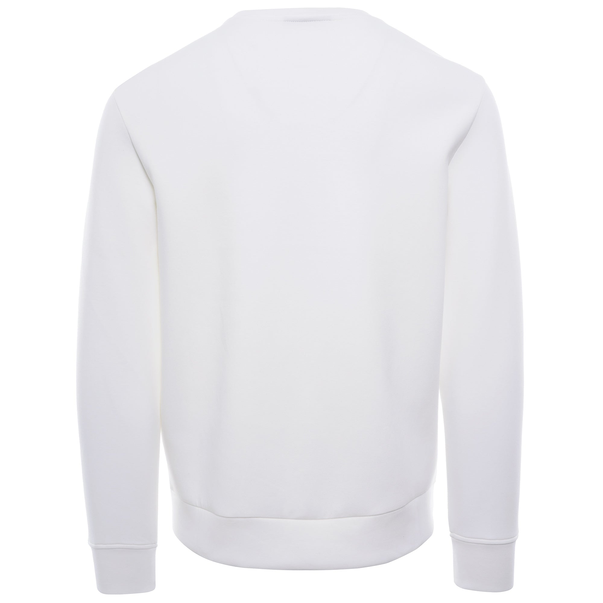 Double Jersey Sweatshirt Oversized Raised R-EAcreate Logo - Bianco