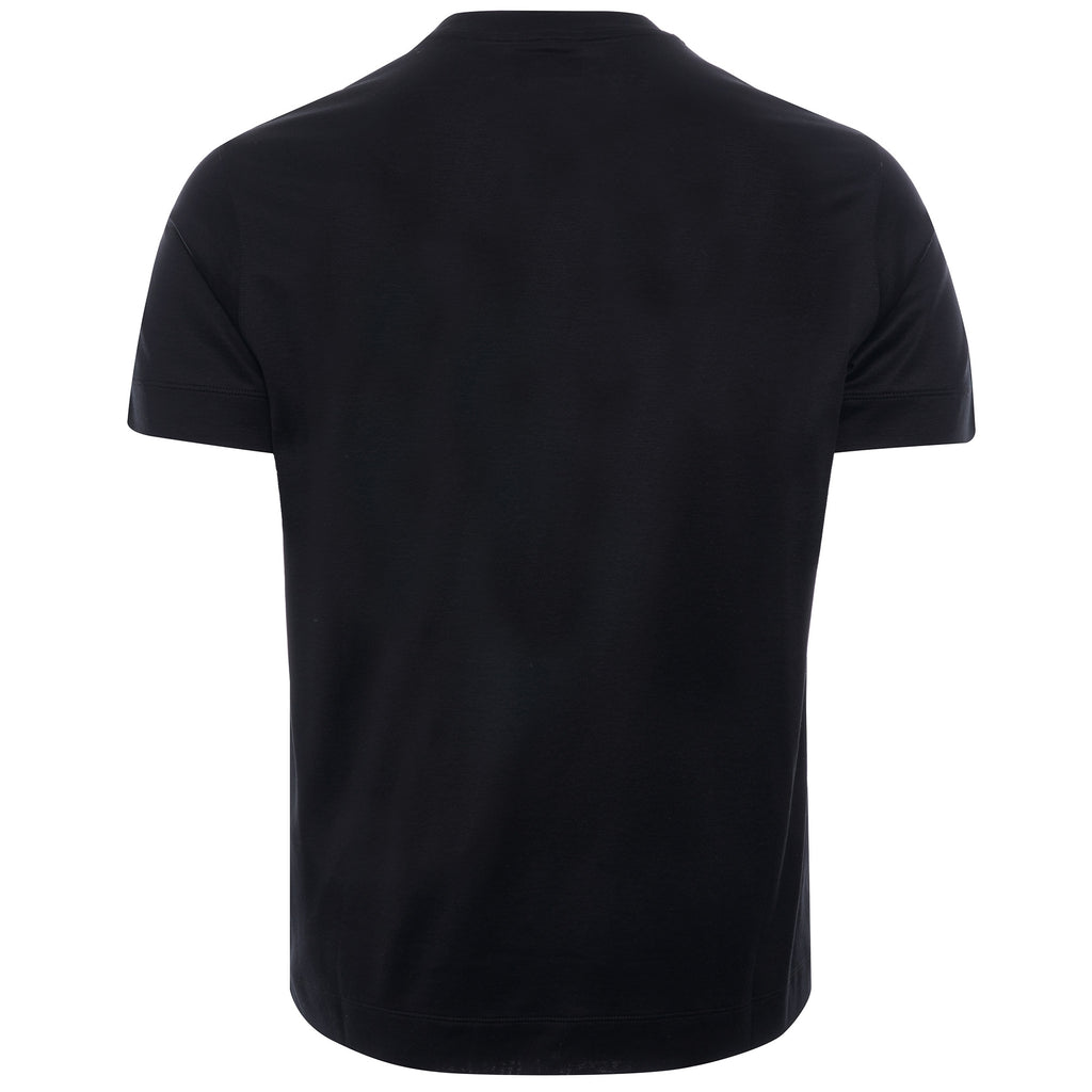 Tencel Blend Jersey T Shirt With R-EAcreate Logo Embroidery - Nero
