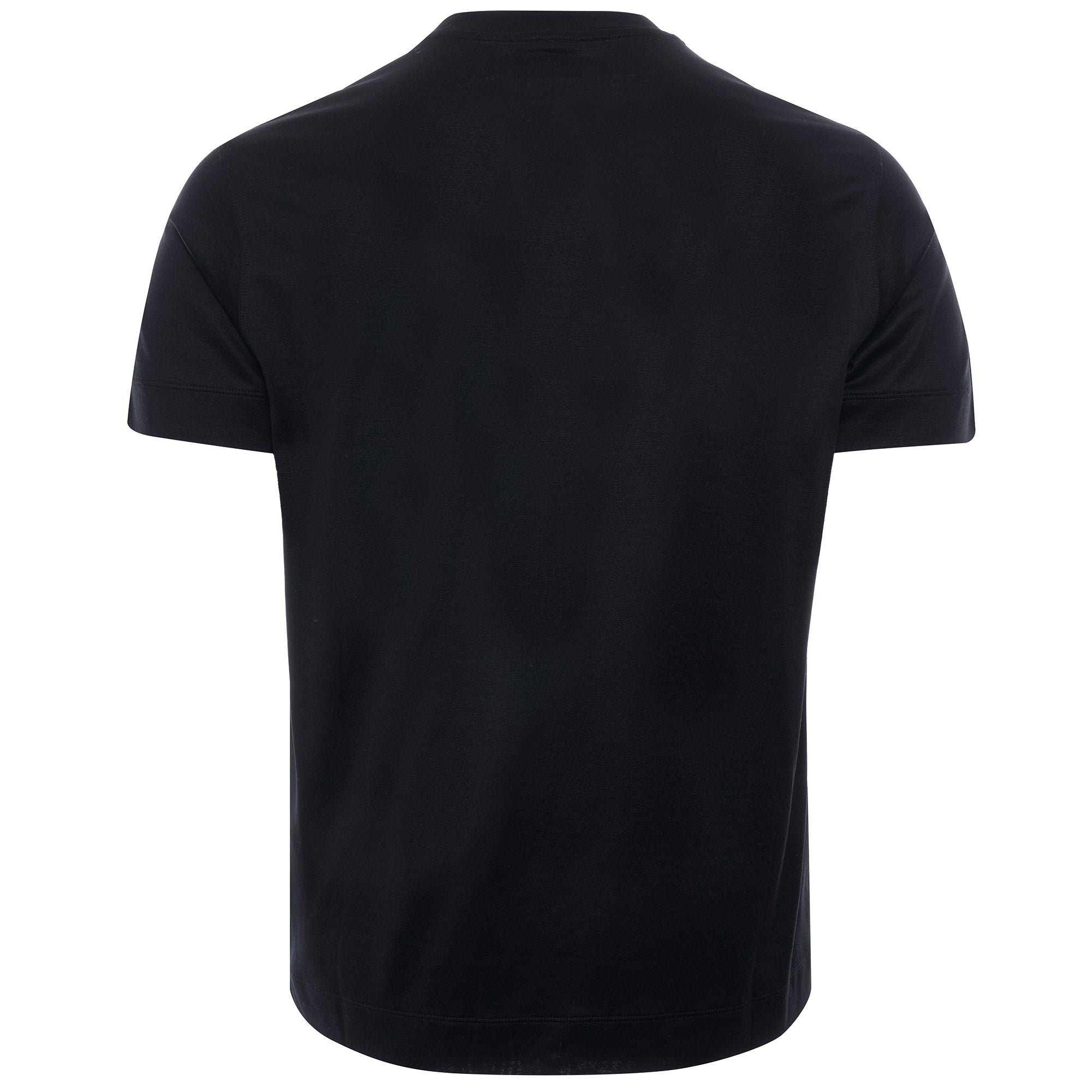 Tencel Blend Jersey T Shirt With R-EAcreate Logo Embroidery - Nero