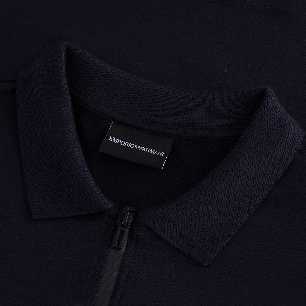 Travel Essentials Tencel Blend Polo Shirt - Blu Navy