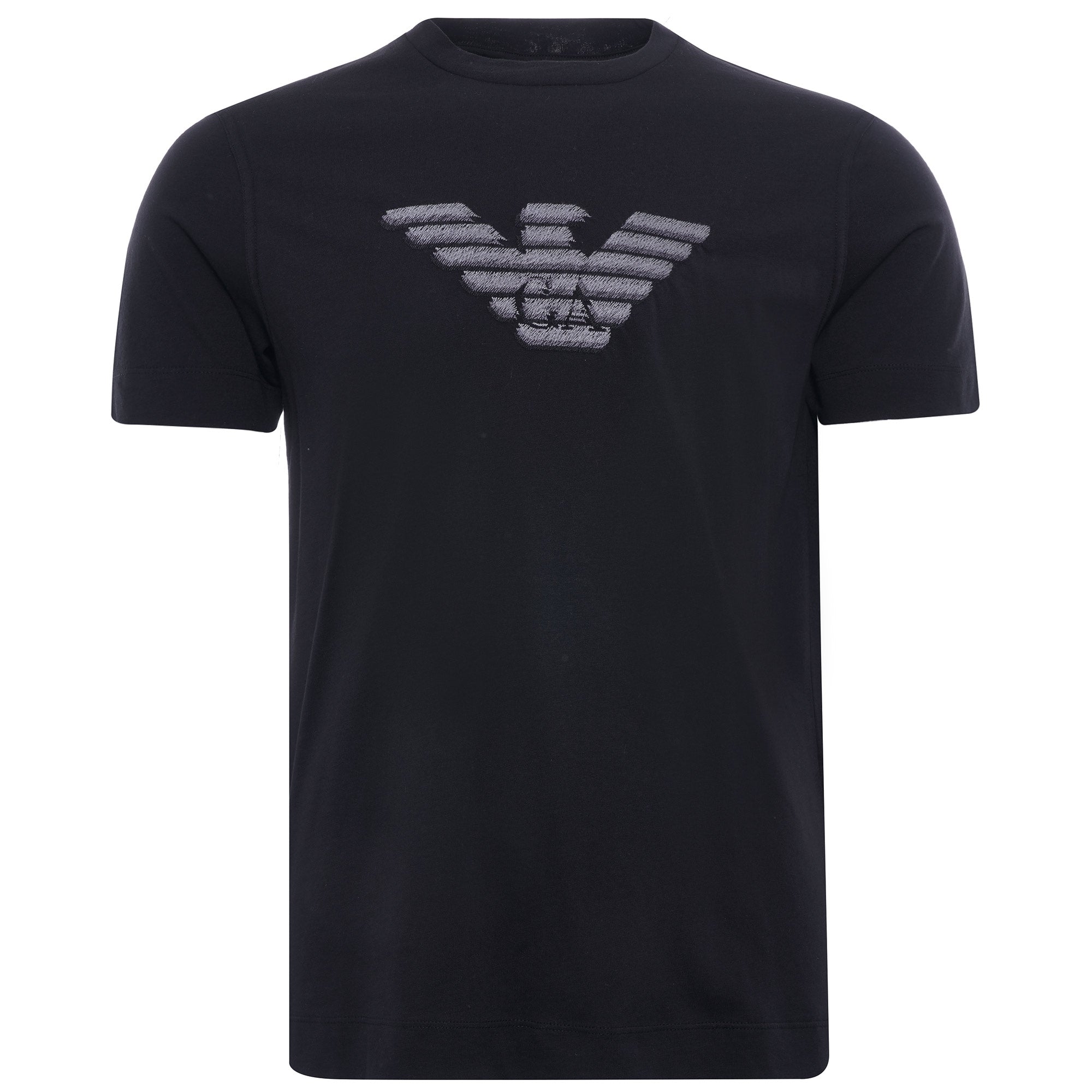 Silky Jersey T-shirt Maxi Eagle - Nero