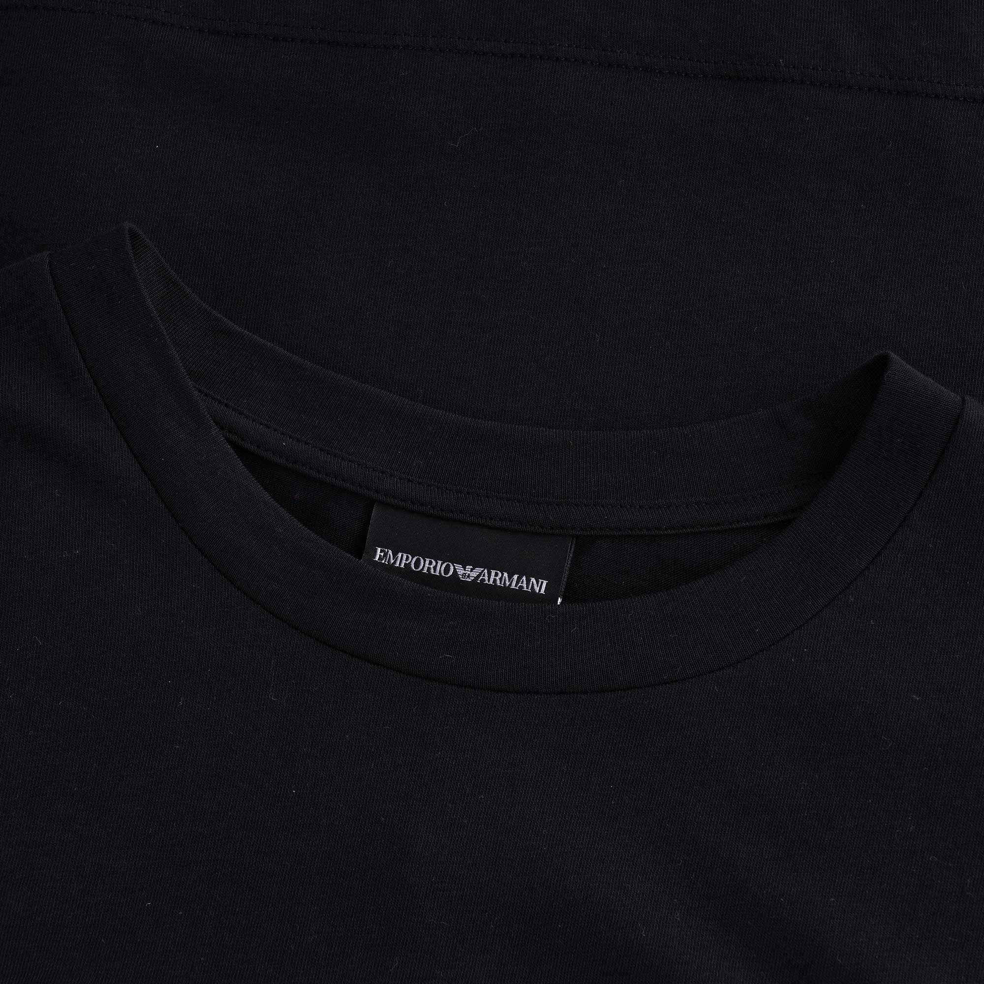 Silky Jersey T-shirt Maxi Eagle - Nero