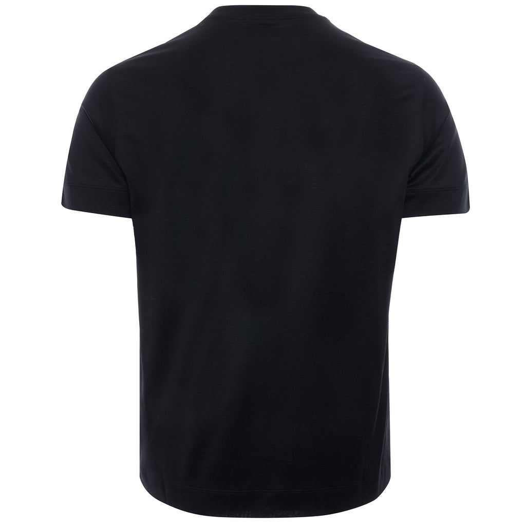 Silky Jersey T-shirt Maxi Eagle - Nero