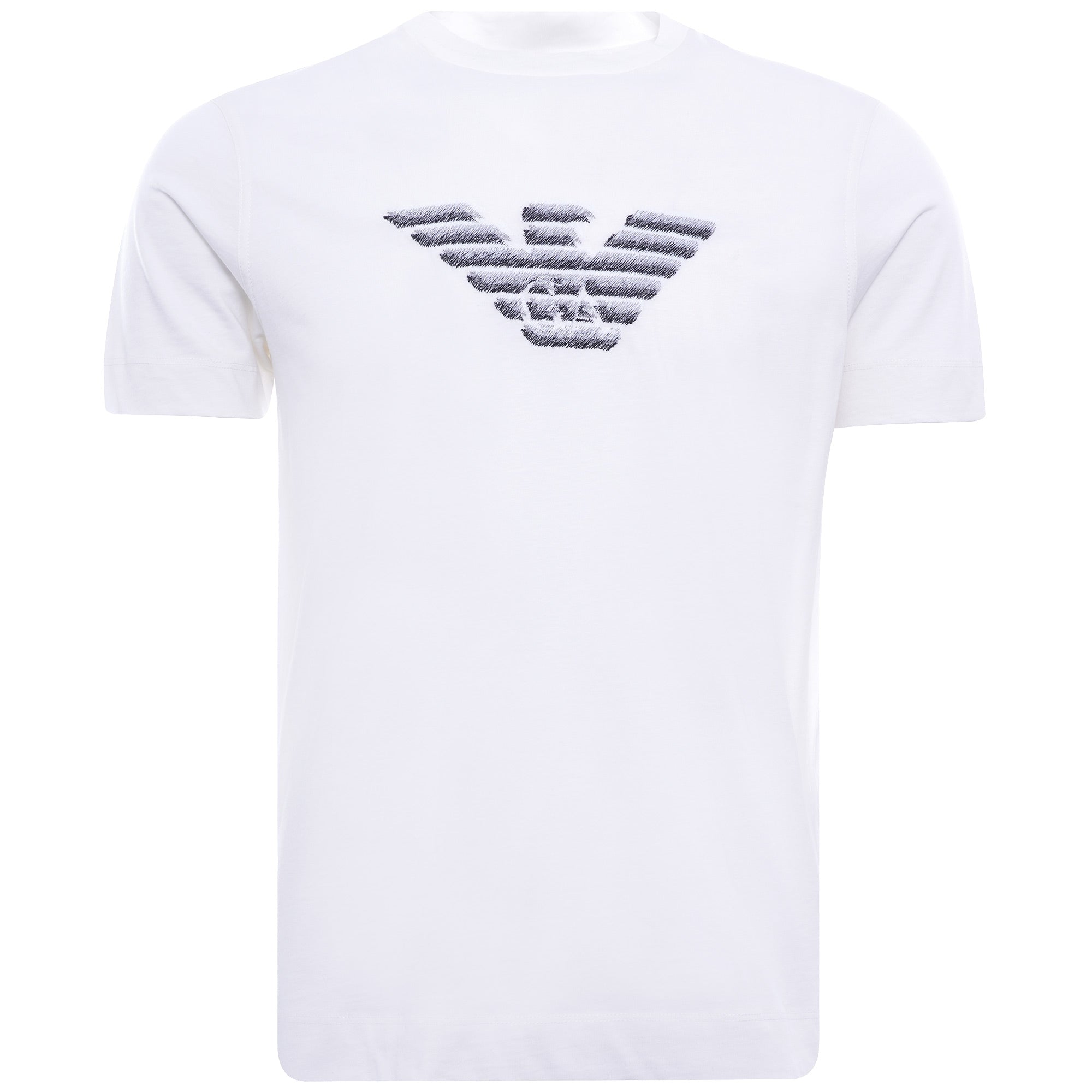 Silky Jersey T-shirt Maxi Eagle - Bianco
