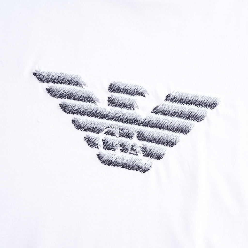 Silky Jersey T-shirt Maxi Eagle - Bianco