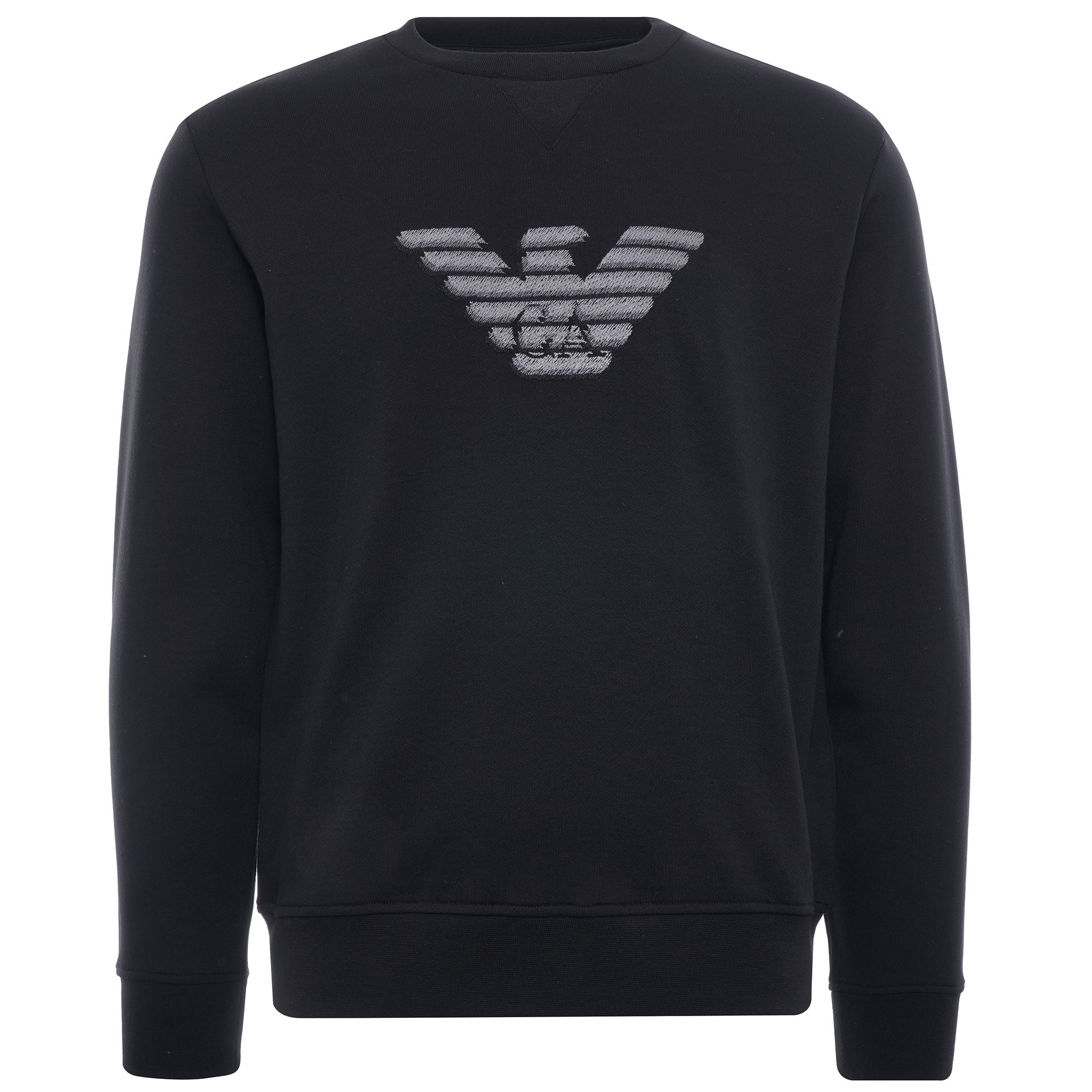 Dashed Eagle Sweatshirt - Nero