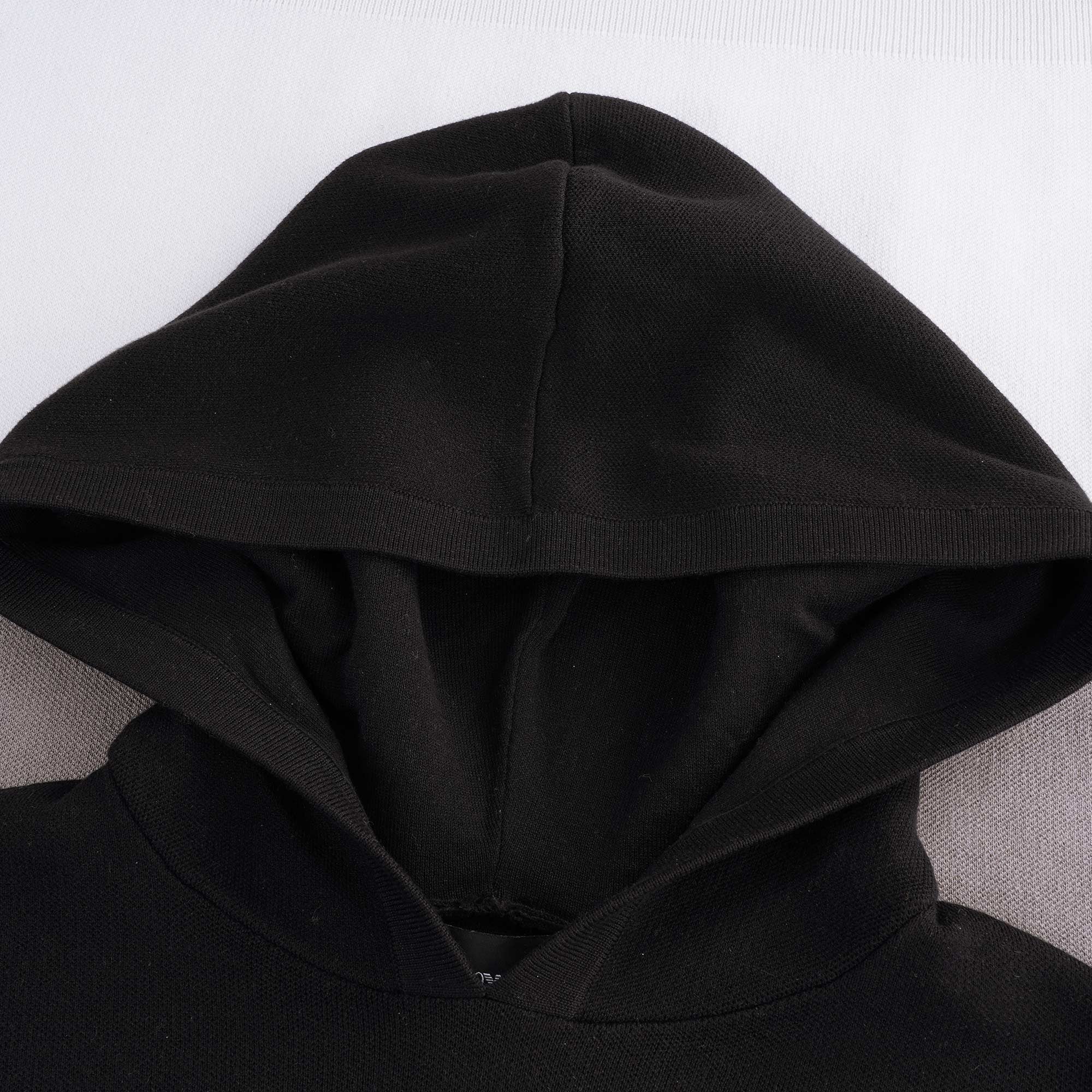 Hooded Silk Blend Colour-Blocked Sweater - Multi
