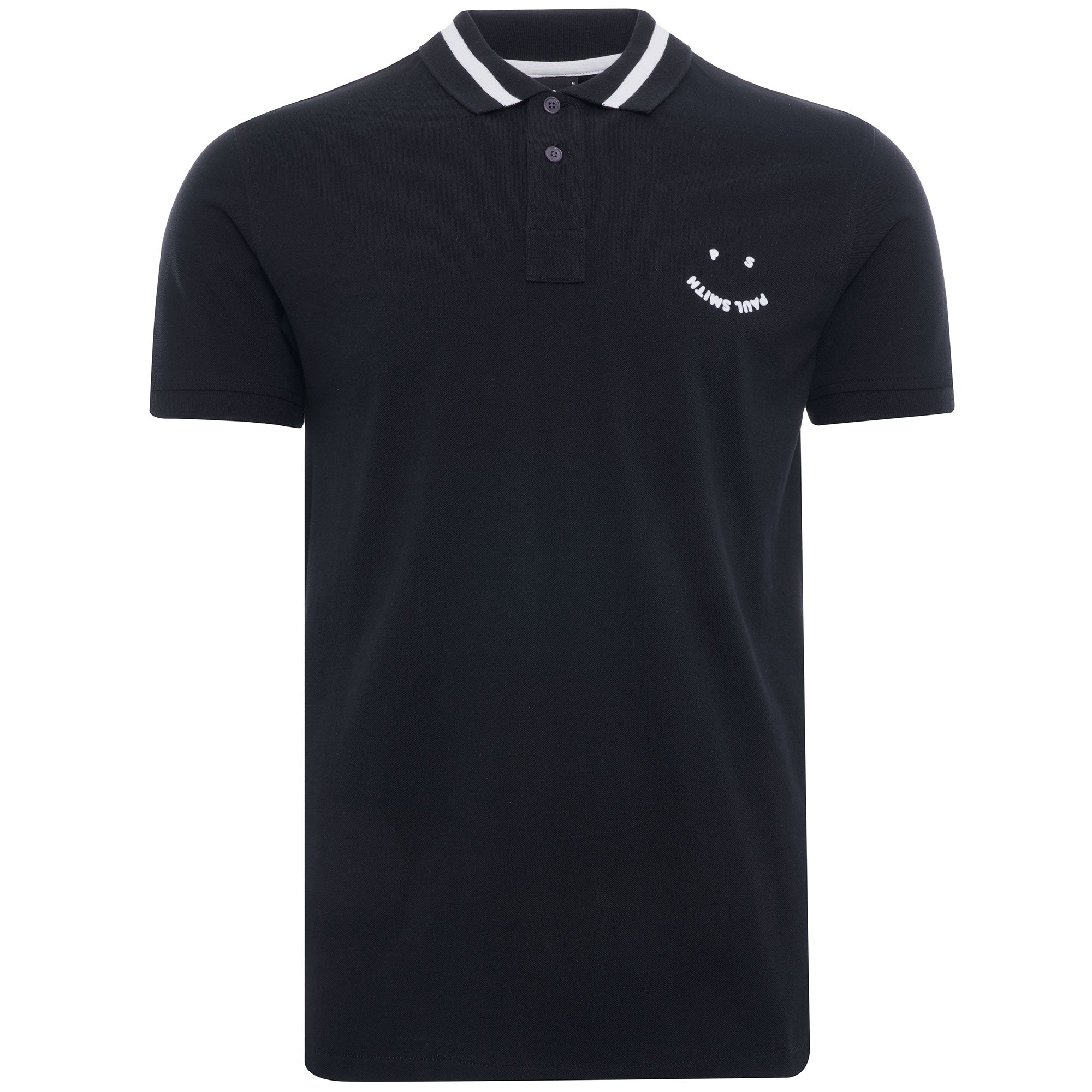 PS Happy' Polo Shirt - Black