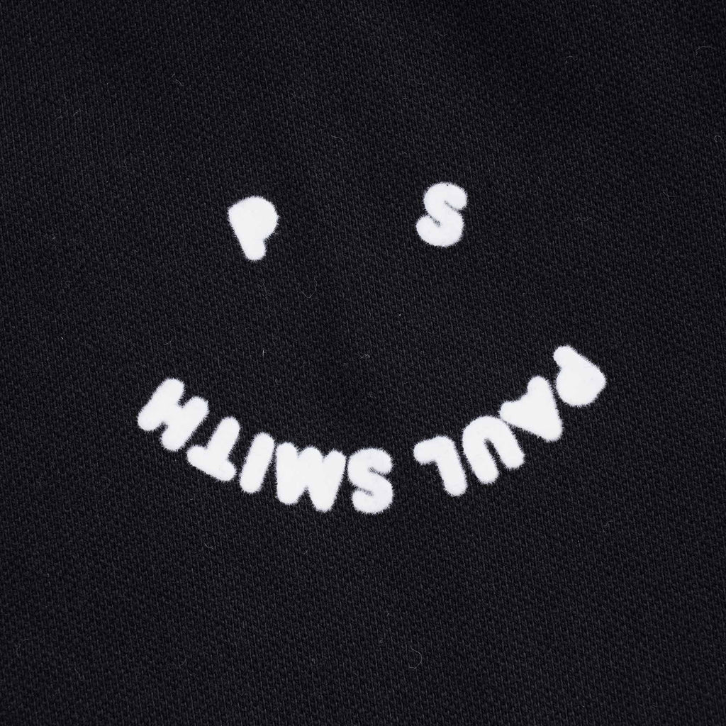 PS Happy' Polo Shirt - Black