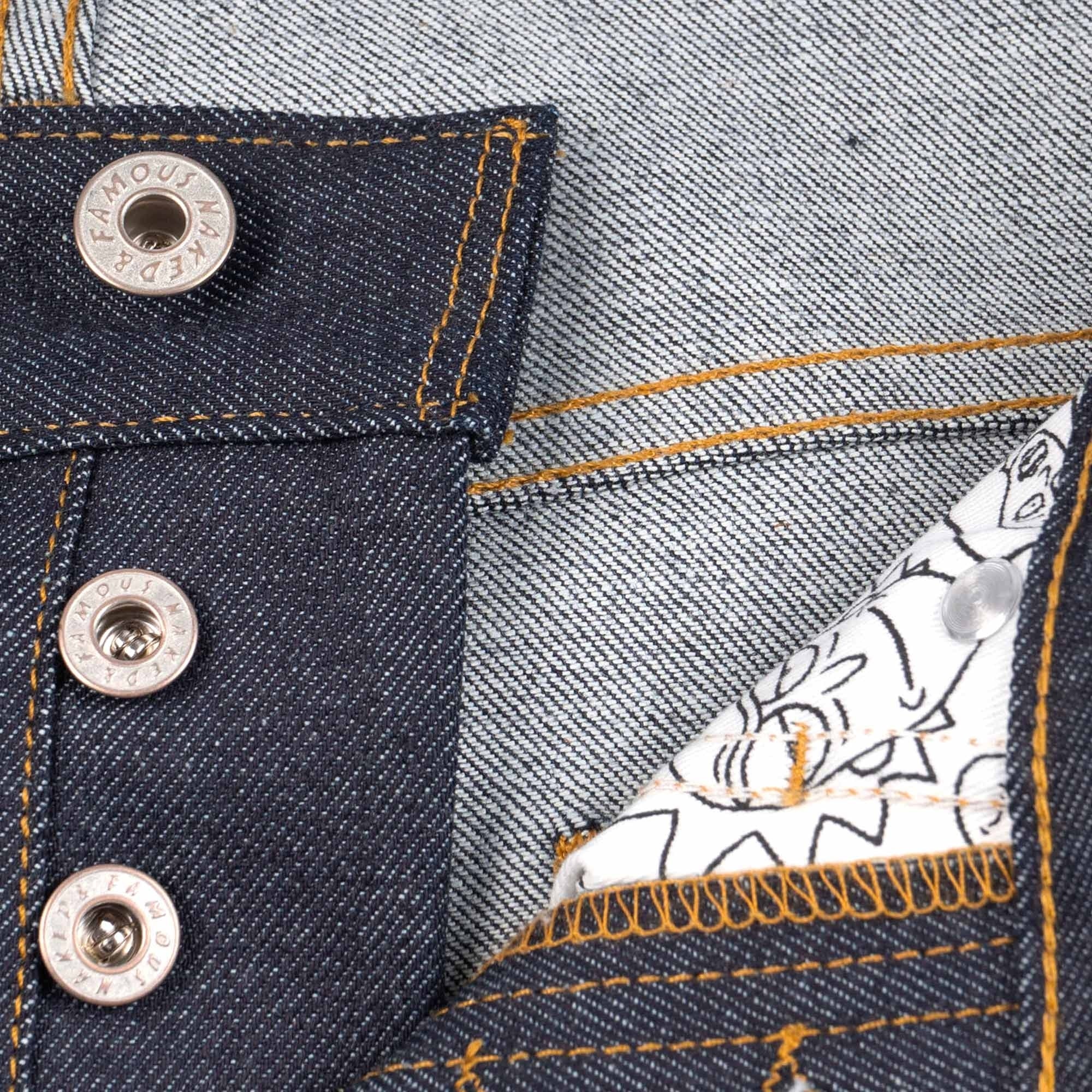x Rick & Morty Morty Smith ÒAww GeezÓ Selvedge - Indigo