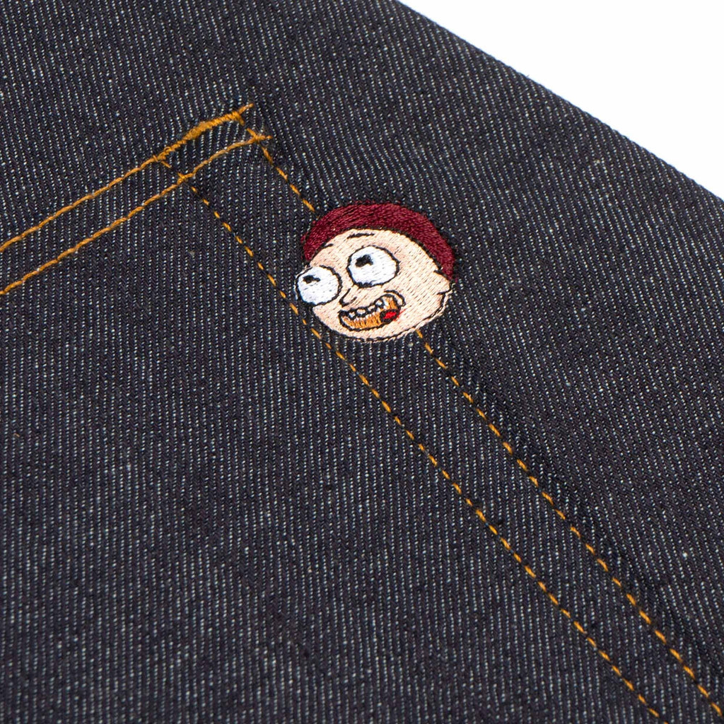 x Rick & Morty Morty Smith ÒAww GeezÓ Selvedge - Indigo
