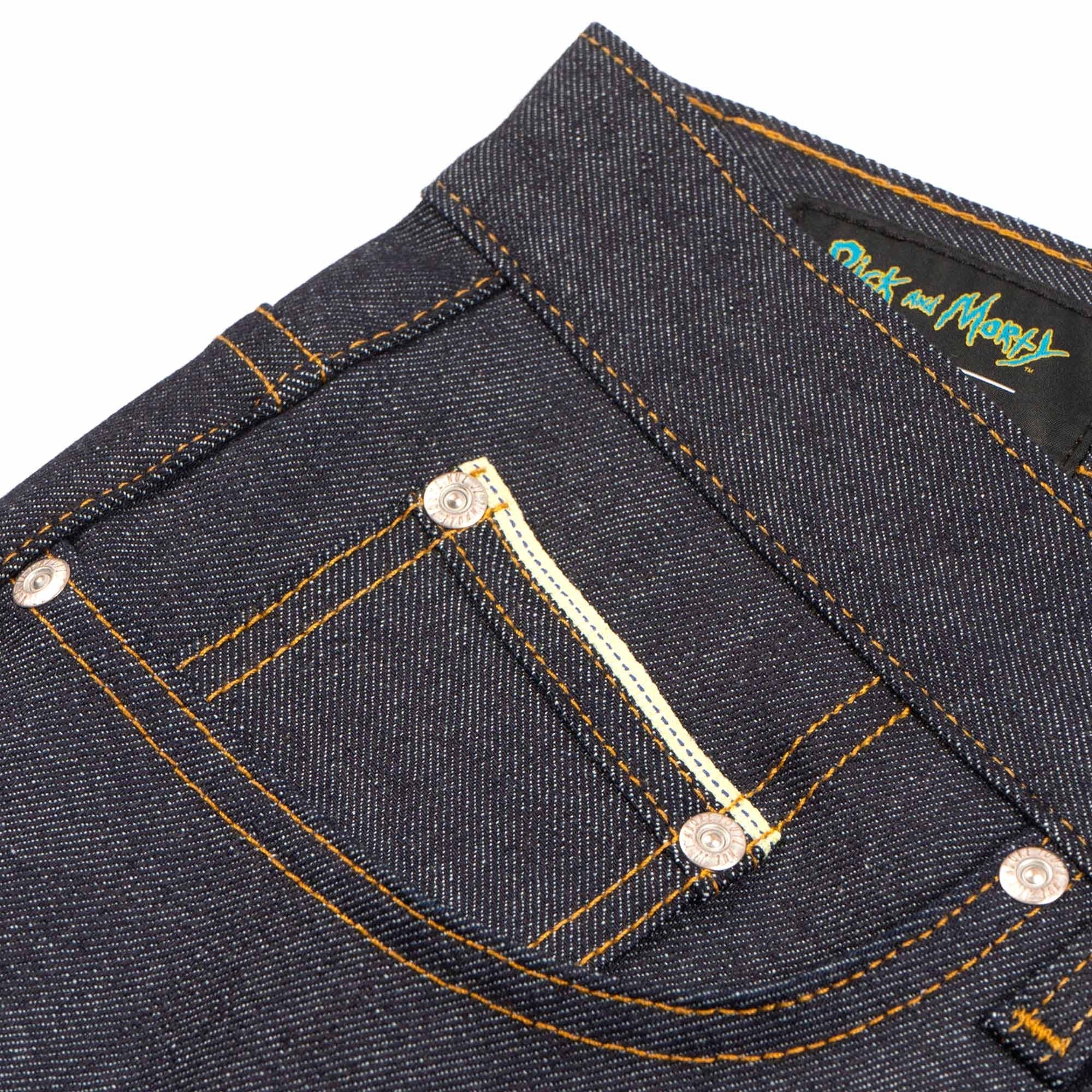 x Rick & Morty Morty Smith ÒAww GeezÓ Selvedge - Indigo