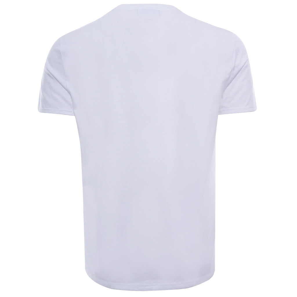 V-neck Pima Cotton Jersey T-shirt - White