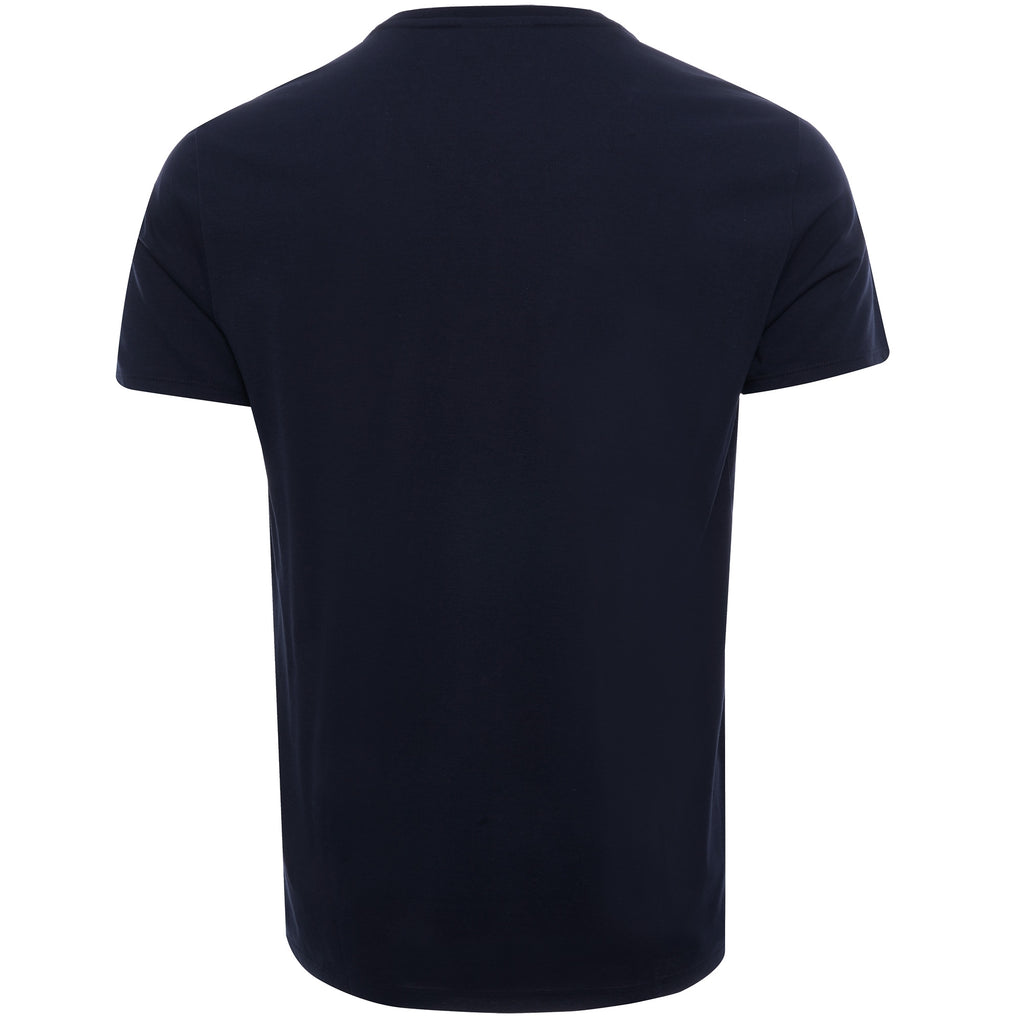 V-neck Pima Cotton Jersey T-shirt - Marine
