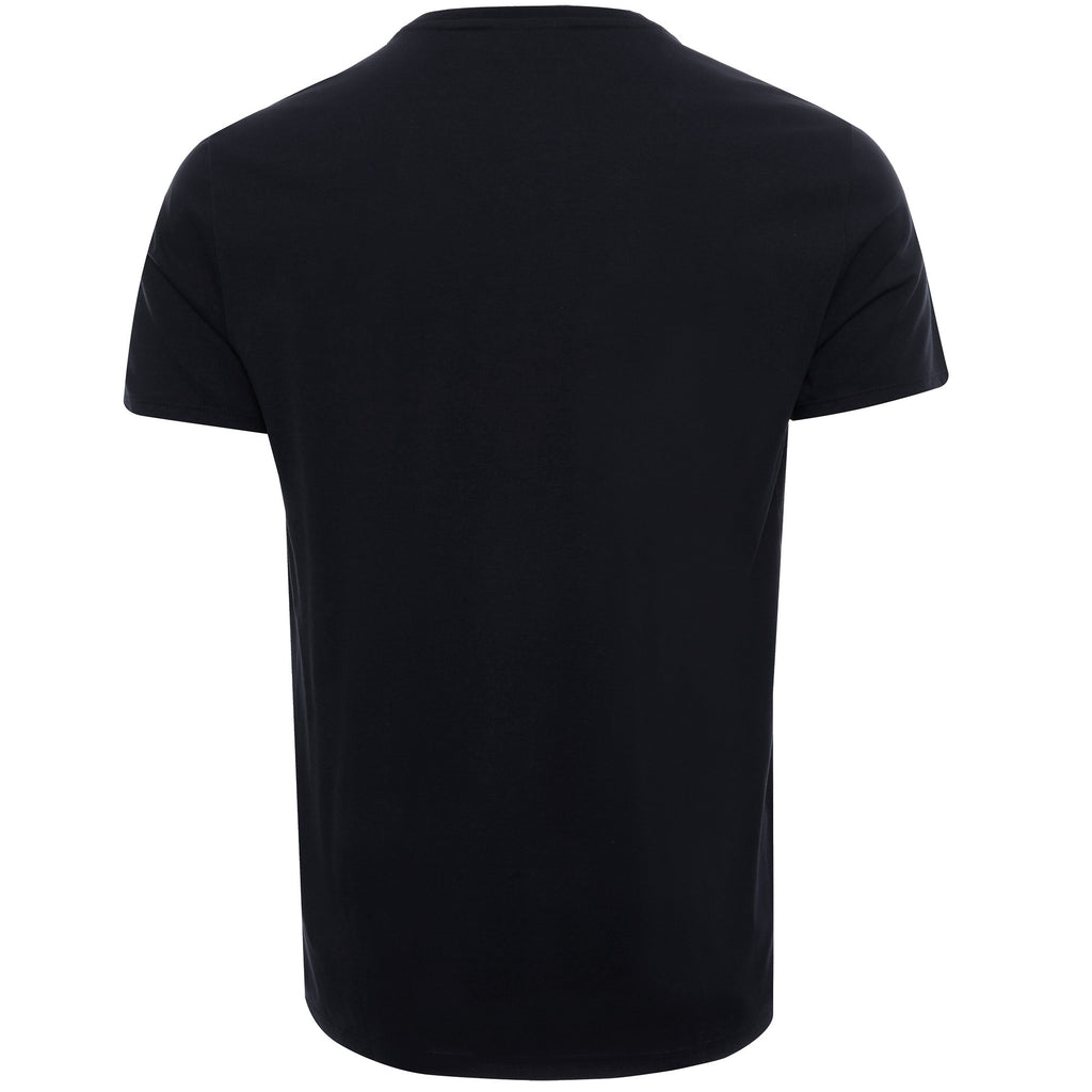 V-neck Pima Cotton Jersey T-shirt - Black
