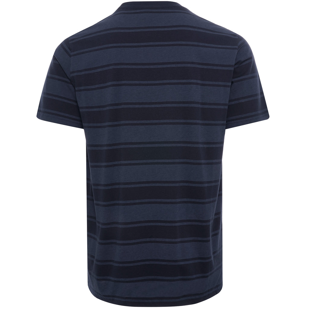 Stripe PS Logo Organic-Cotton T-Shirt - Dark Navy