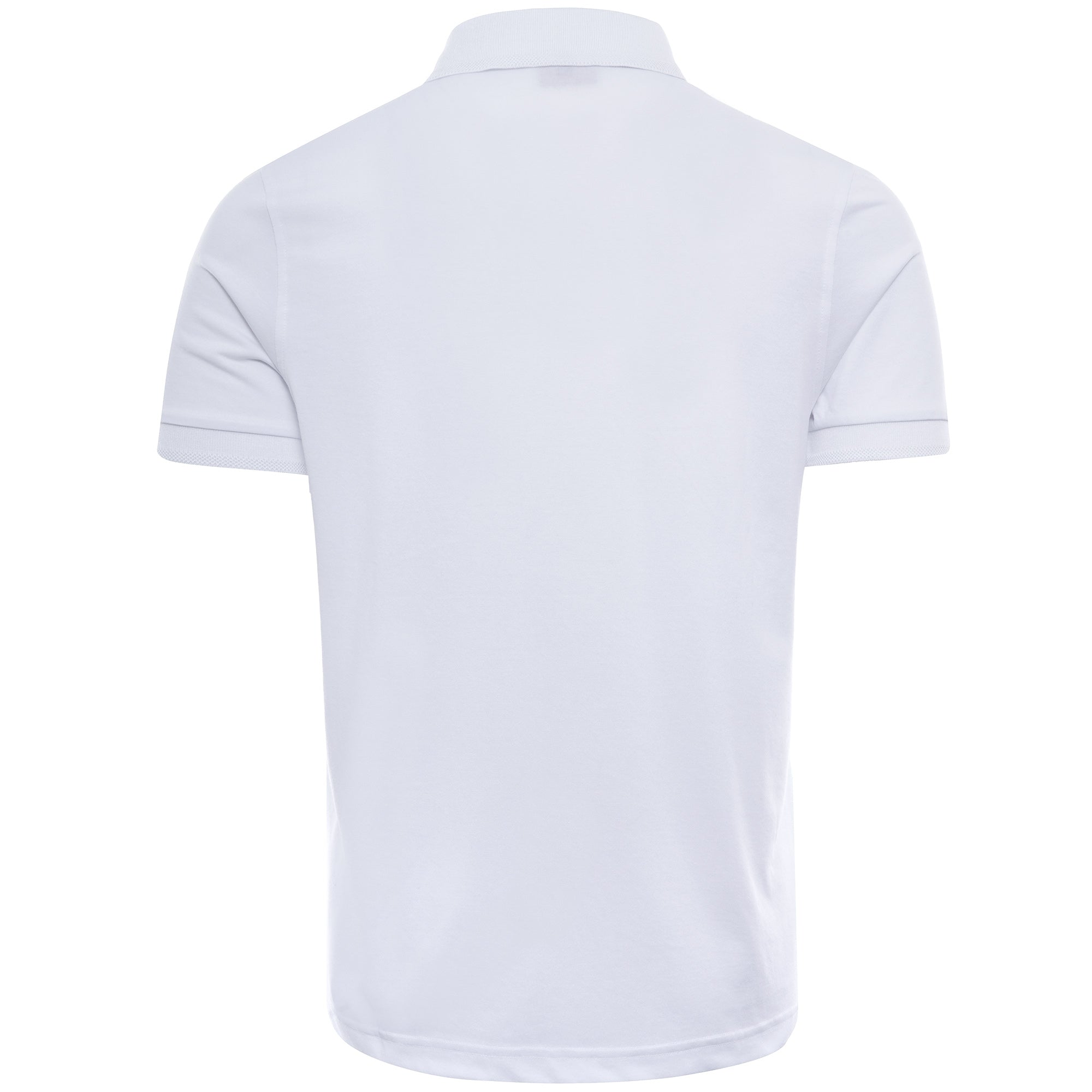 Mills Geometric Design Polo Shirt - White