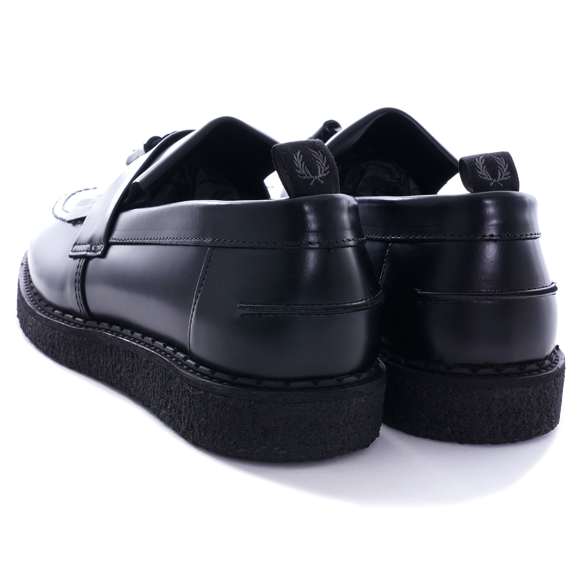 Fred Perry x George Cox Tassel Loafer - Black – Stuarts London