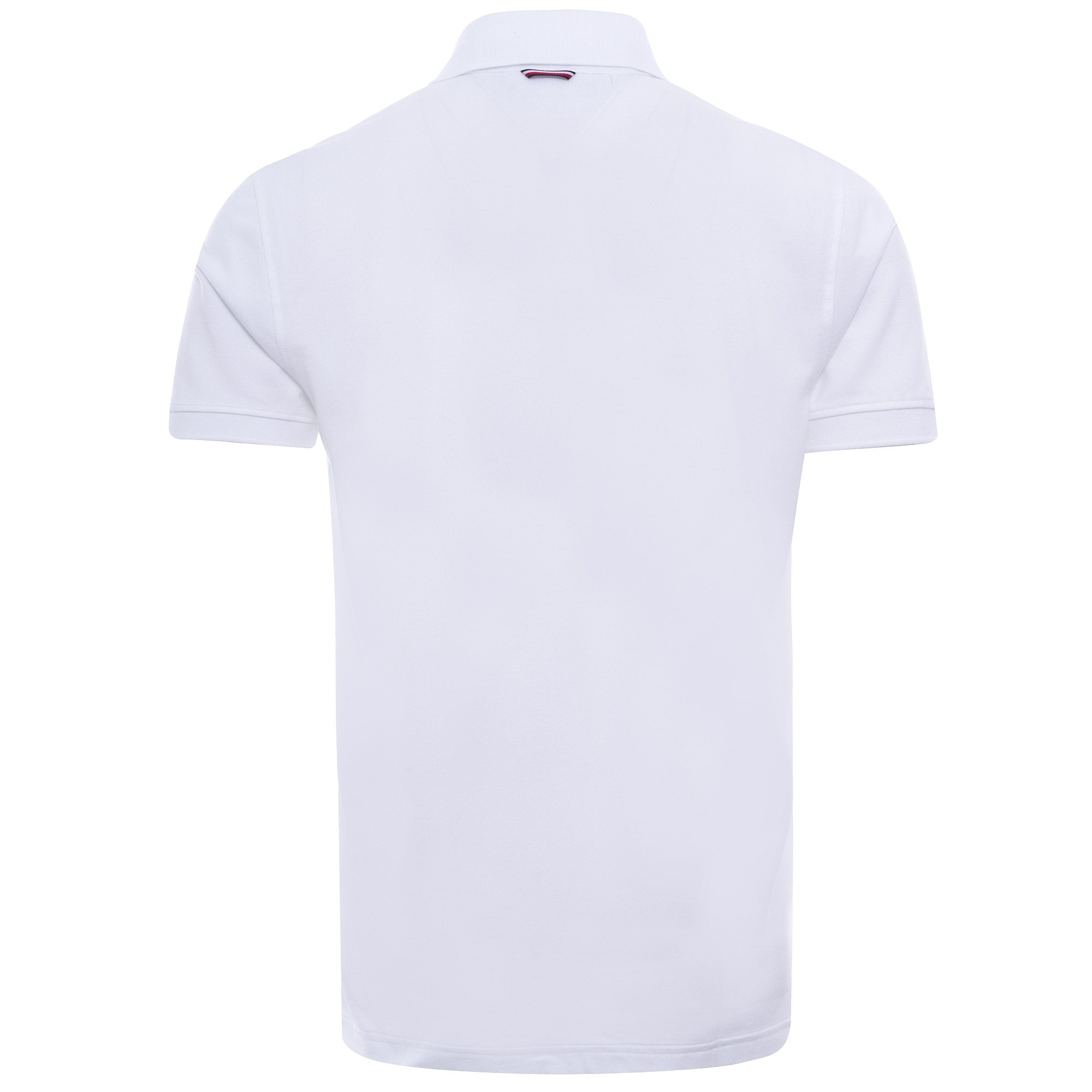 Flag Cotton Polo - White