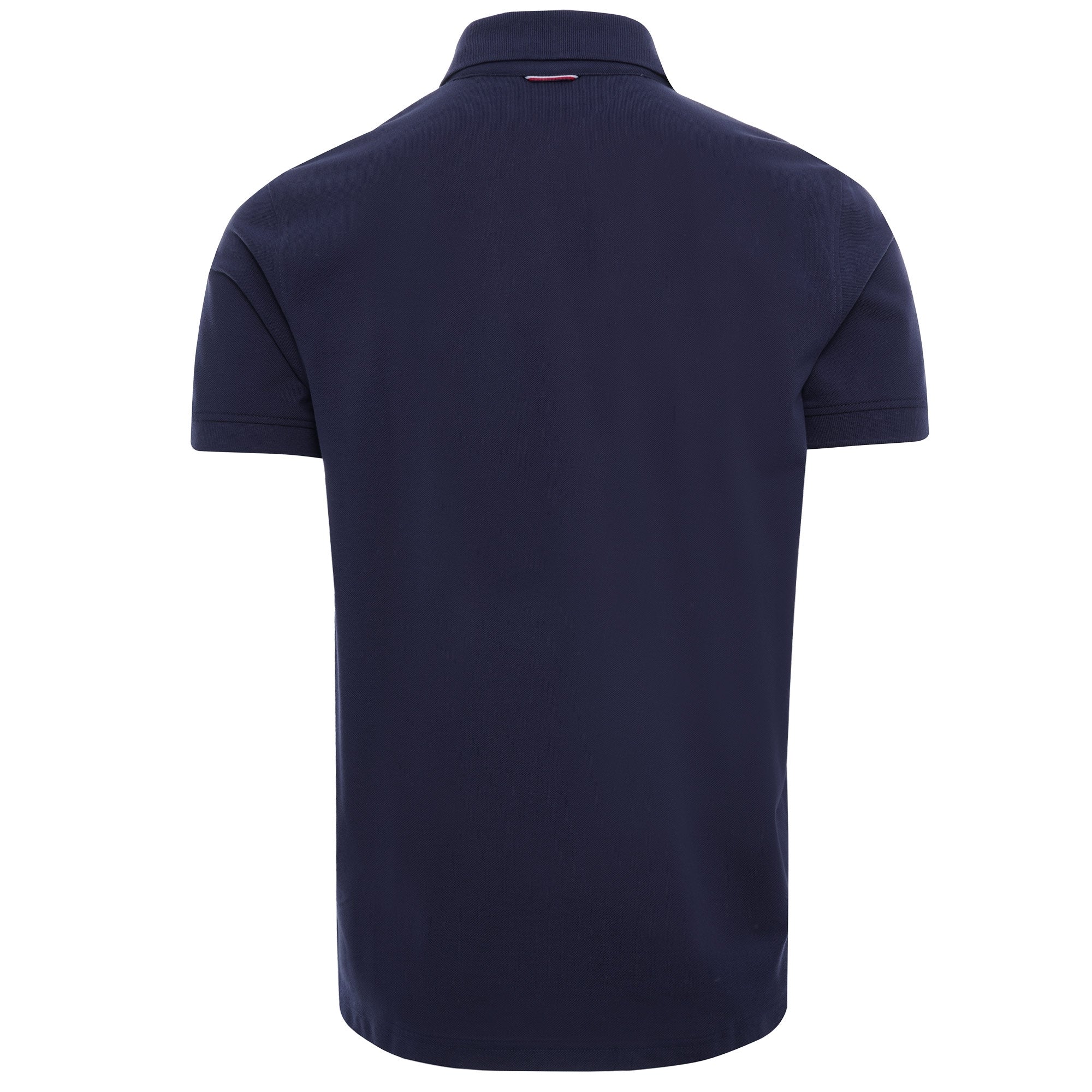 Flag Cotton Polo - Yale Navy