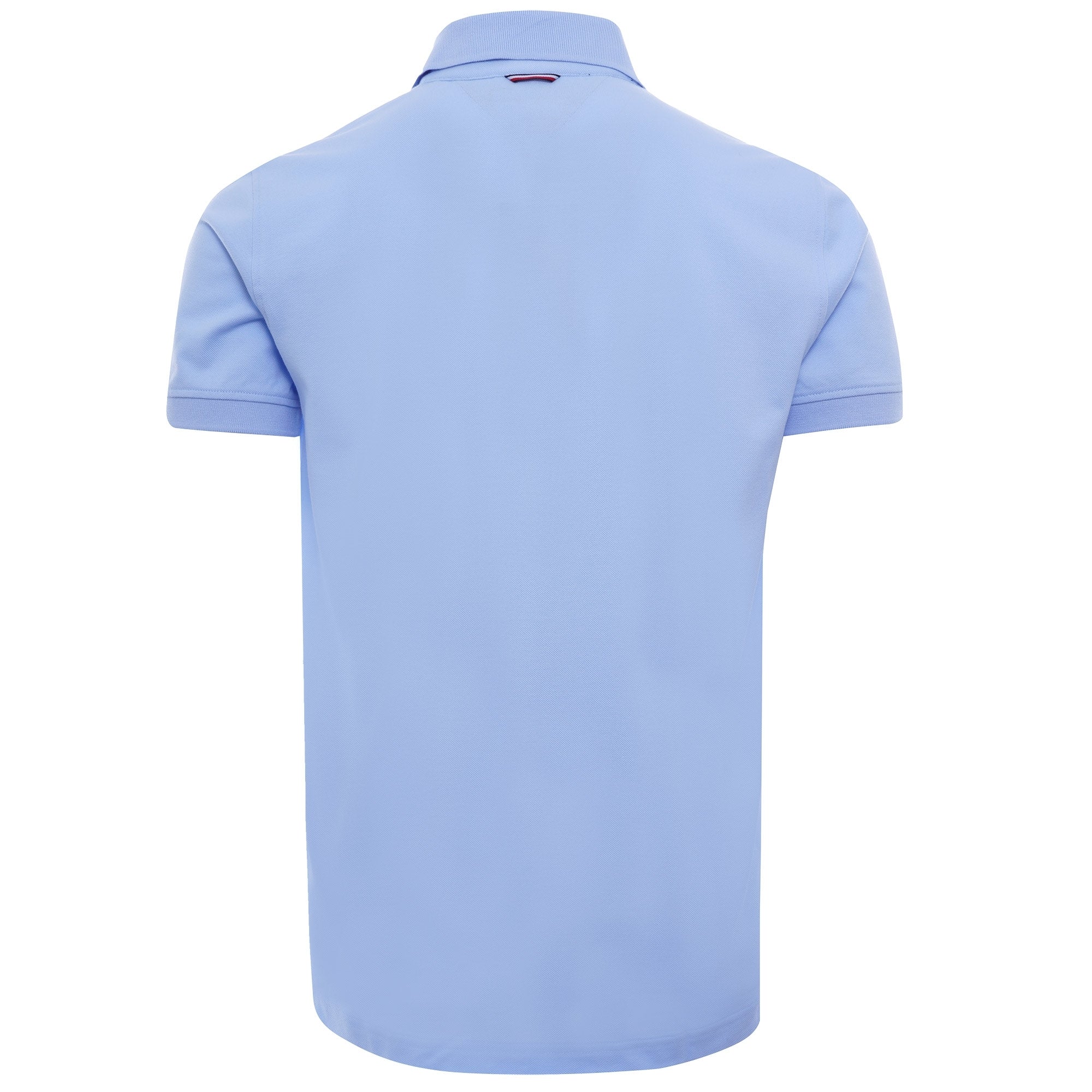 Flag Cotton Polo - Sweet Blue