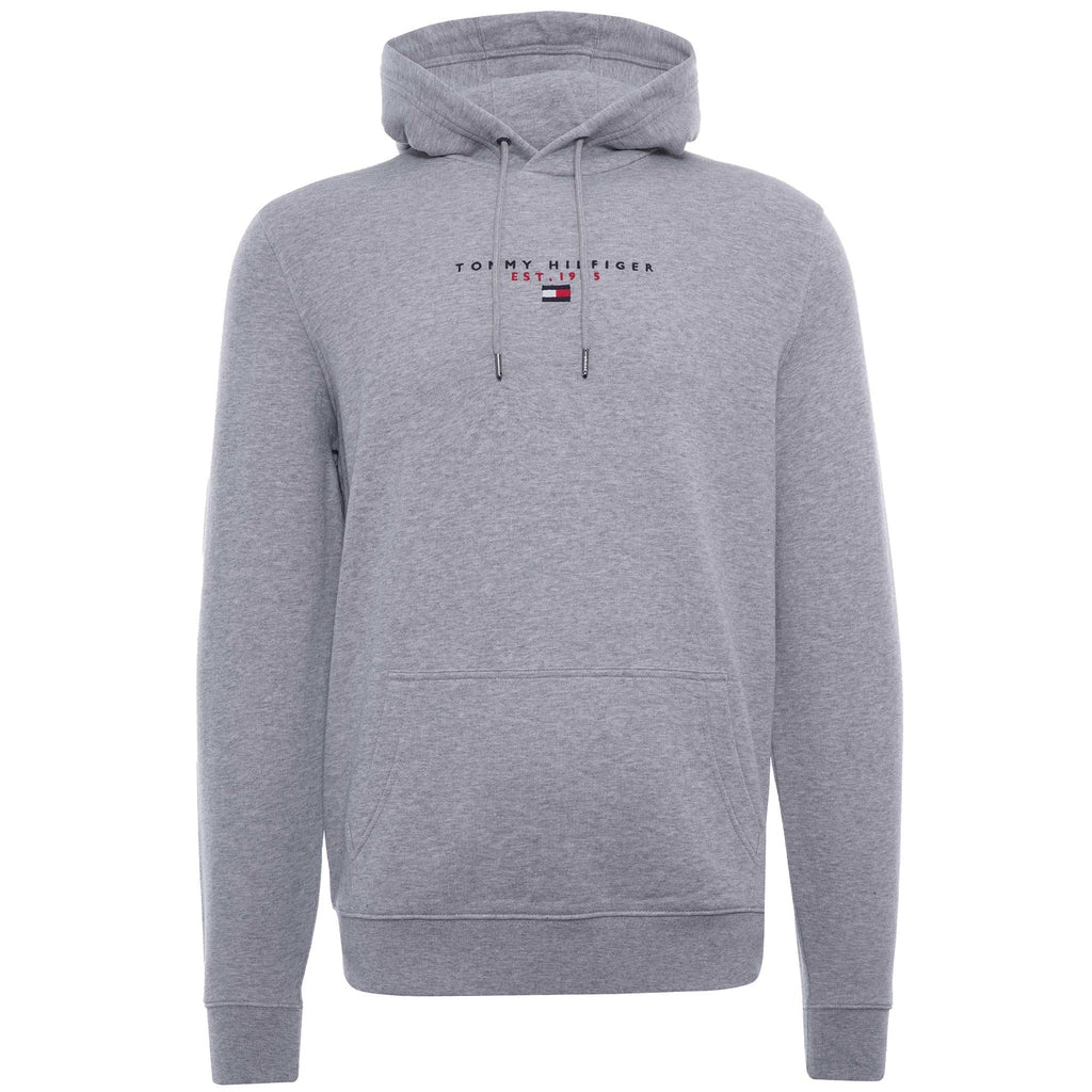 Essential Organic Cotton Terry Hoodie - Grey