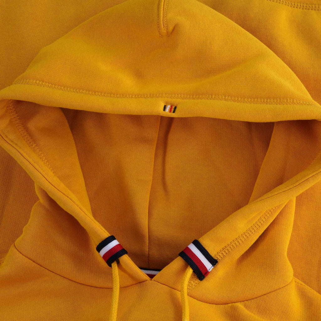 Flag Logo Embroidery Hoody - Yellow