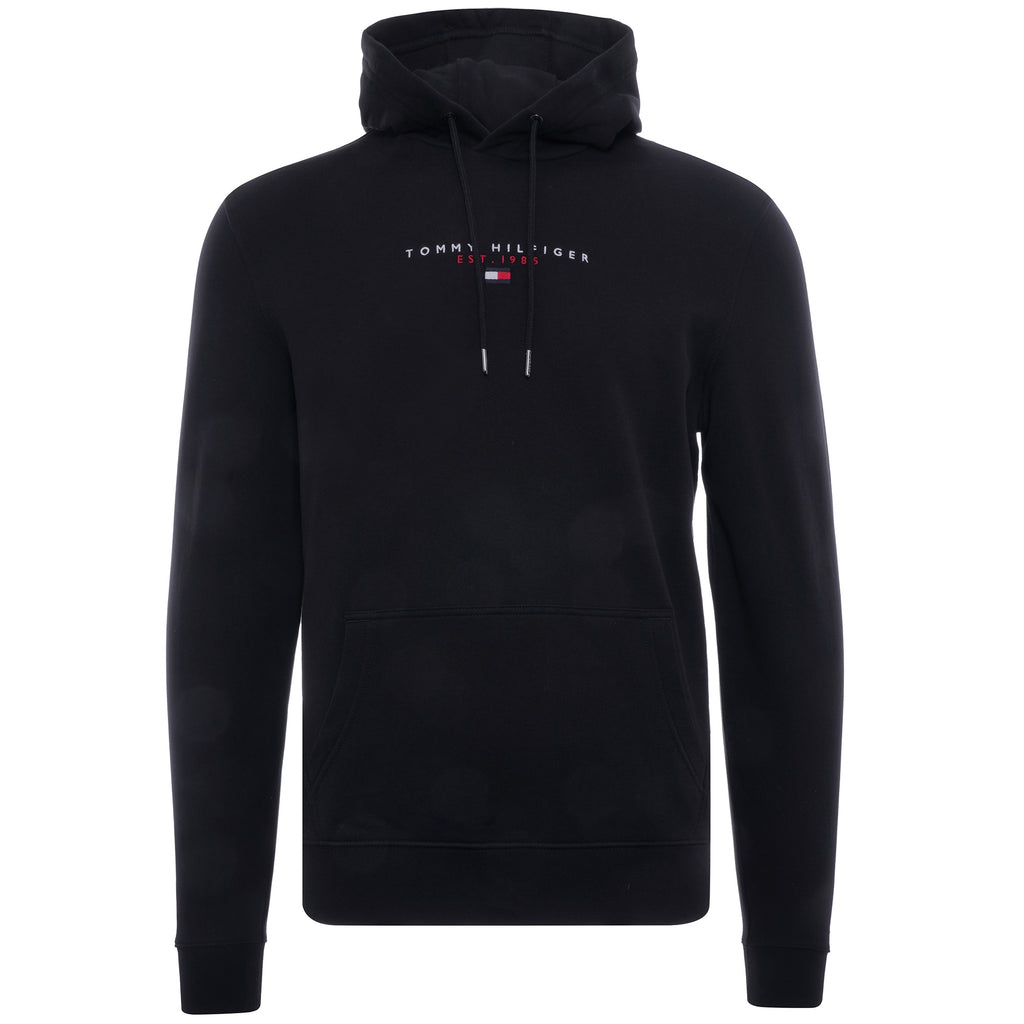 Essential Organic Cotton Terry Hoodie - Black