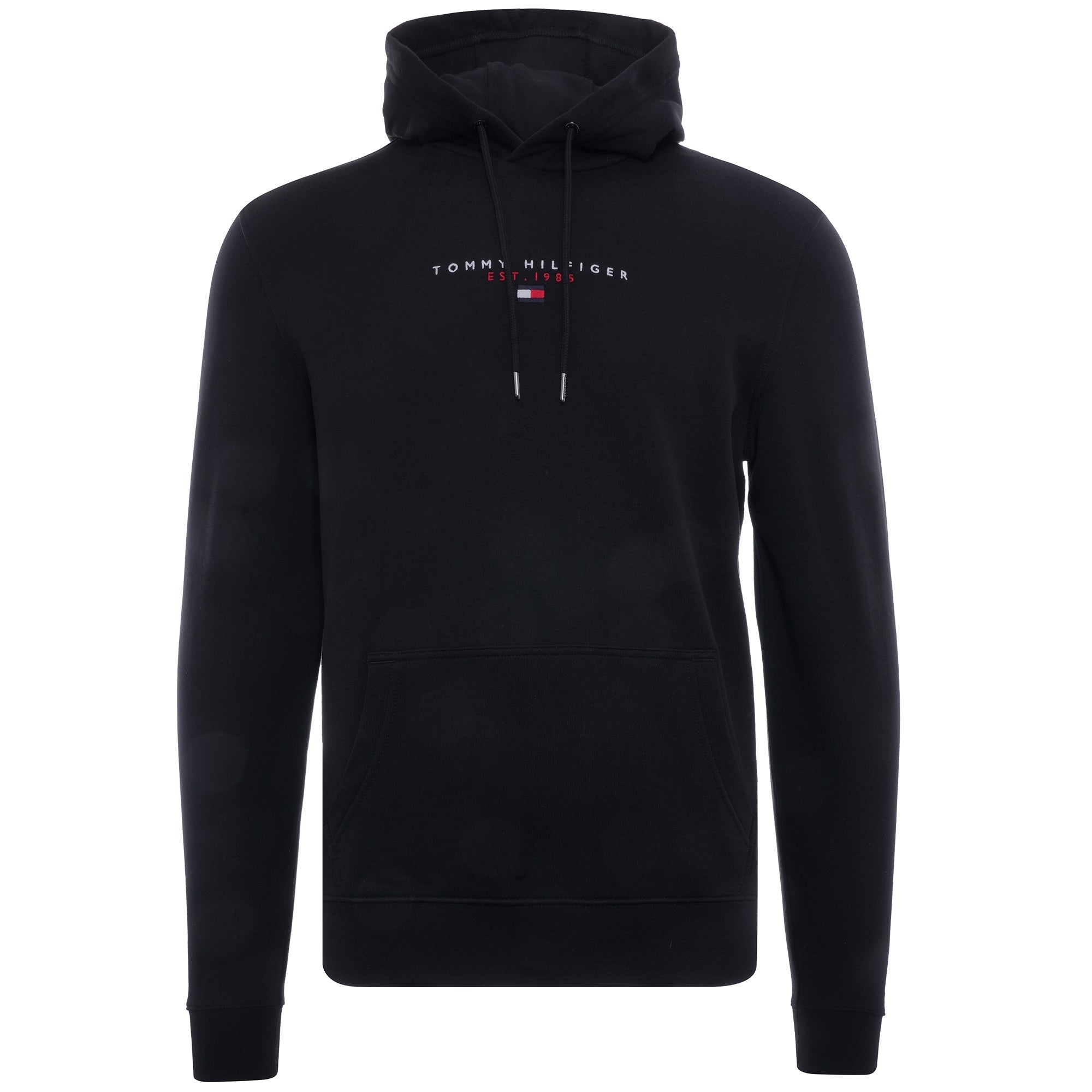 Essential Organic Cotton Terry Hoodie - Black