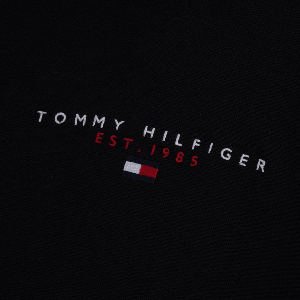 Essential Organic Cotton Terry Hoodie - Black
