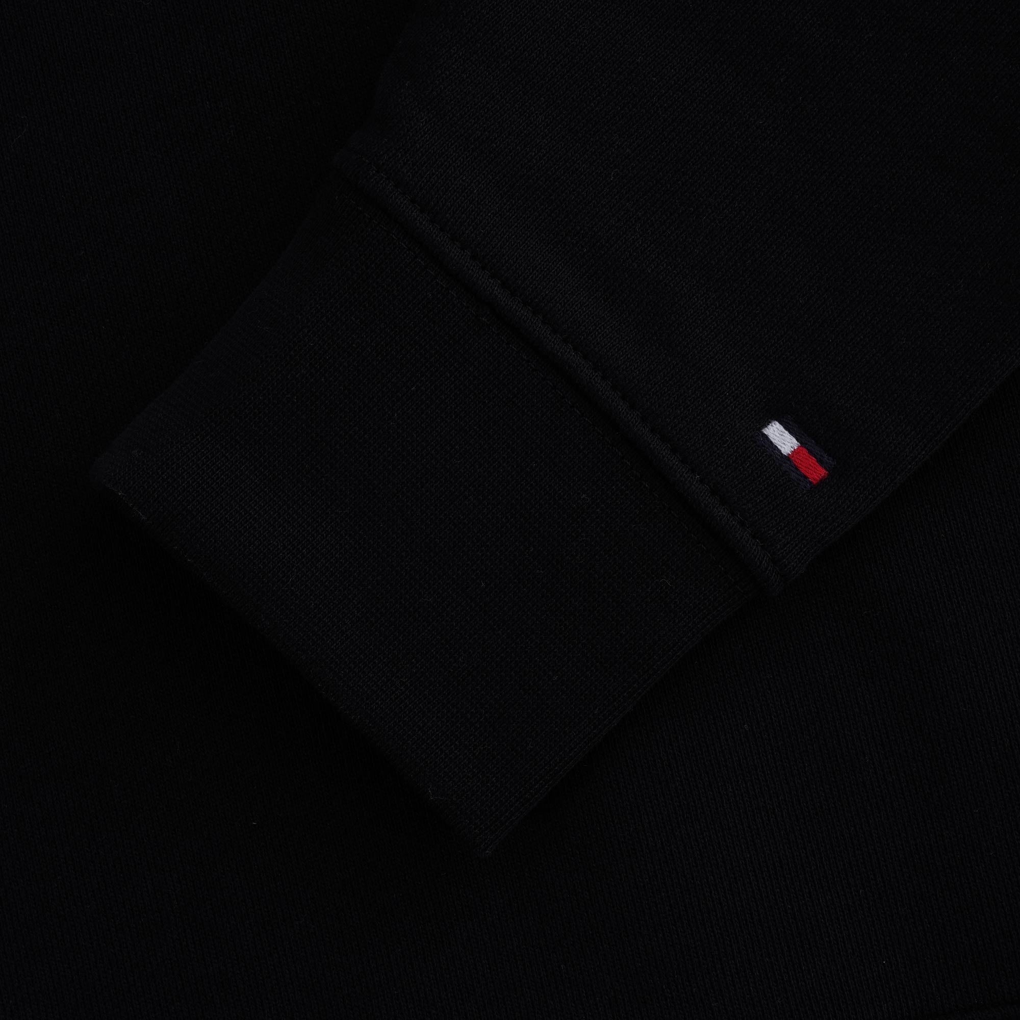 Essential Organic Cotton Terry Hoodie - Black